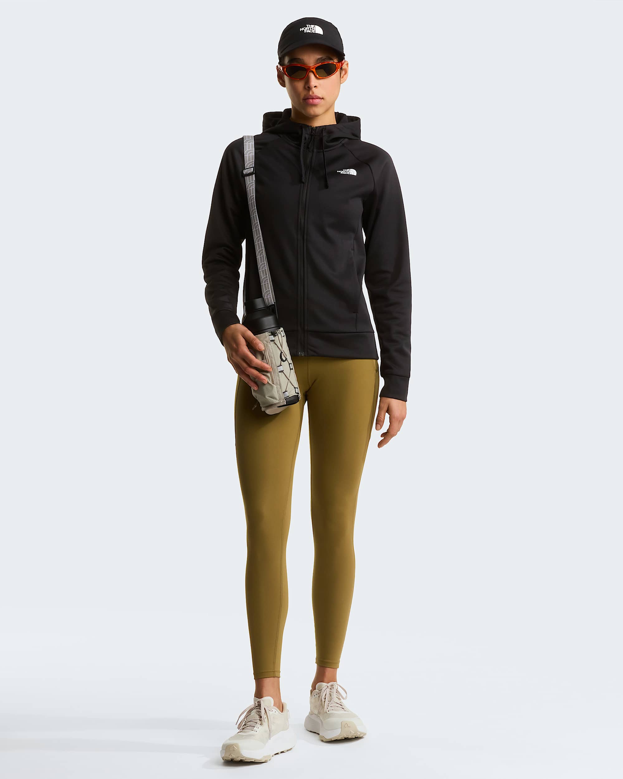 Reaxion 20hoodie met volledige rits voor dames TNF ALT1