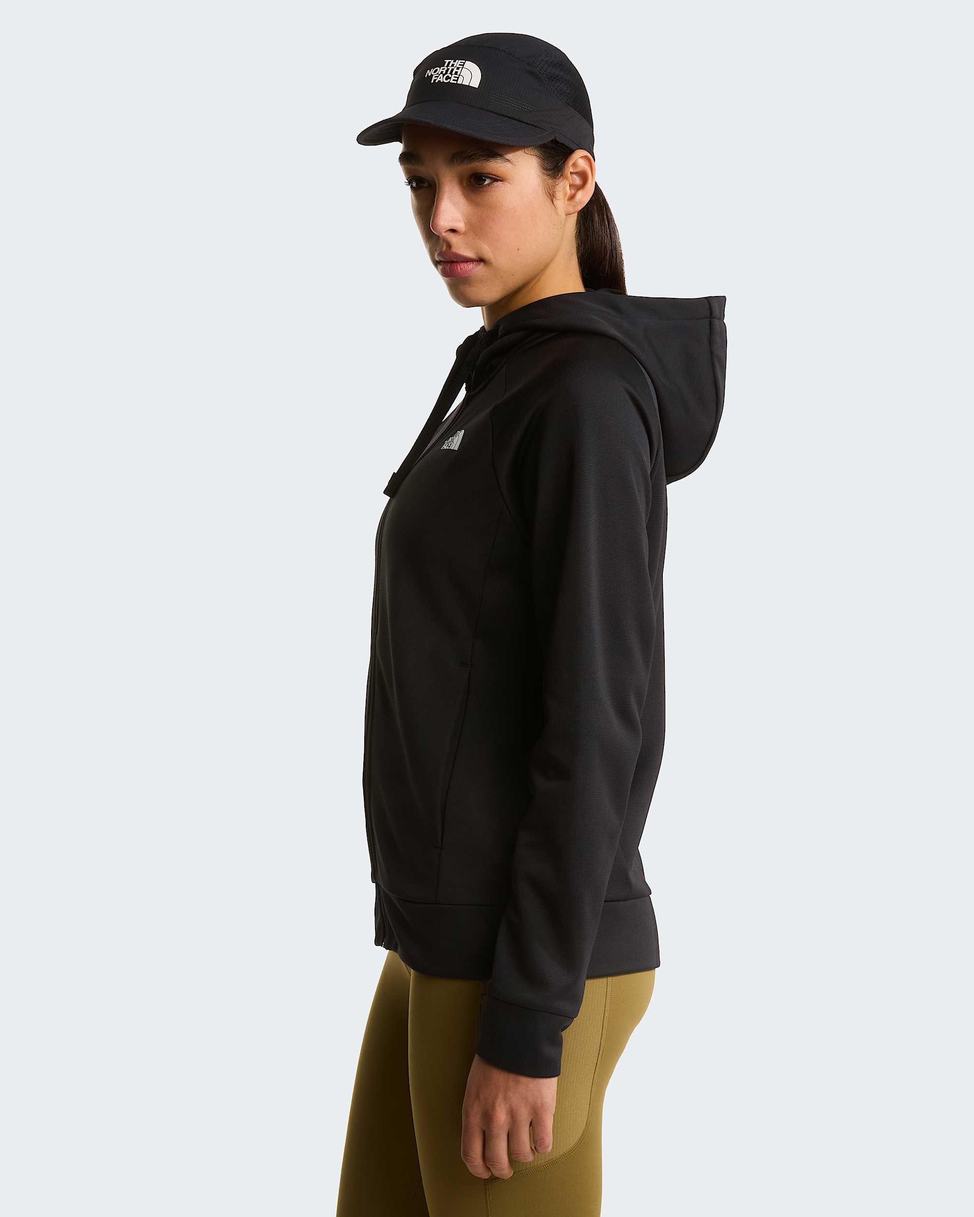 Reaxion 20hoodie met volledige rits voor dames TNF ALT2