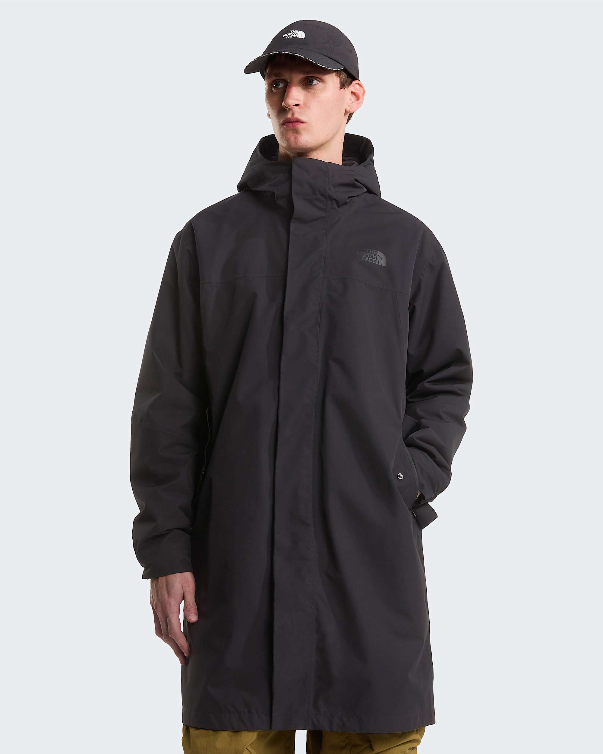 Mens Nukabira Rain Shell Parka TNF HERO