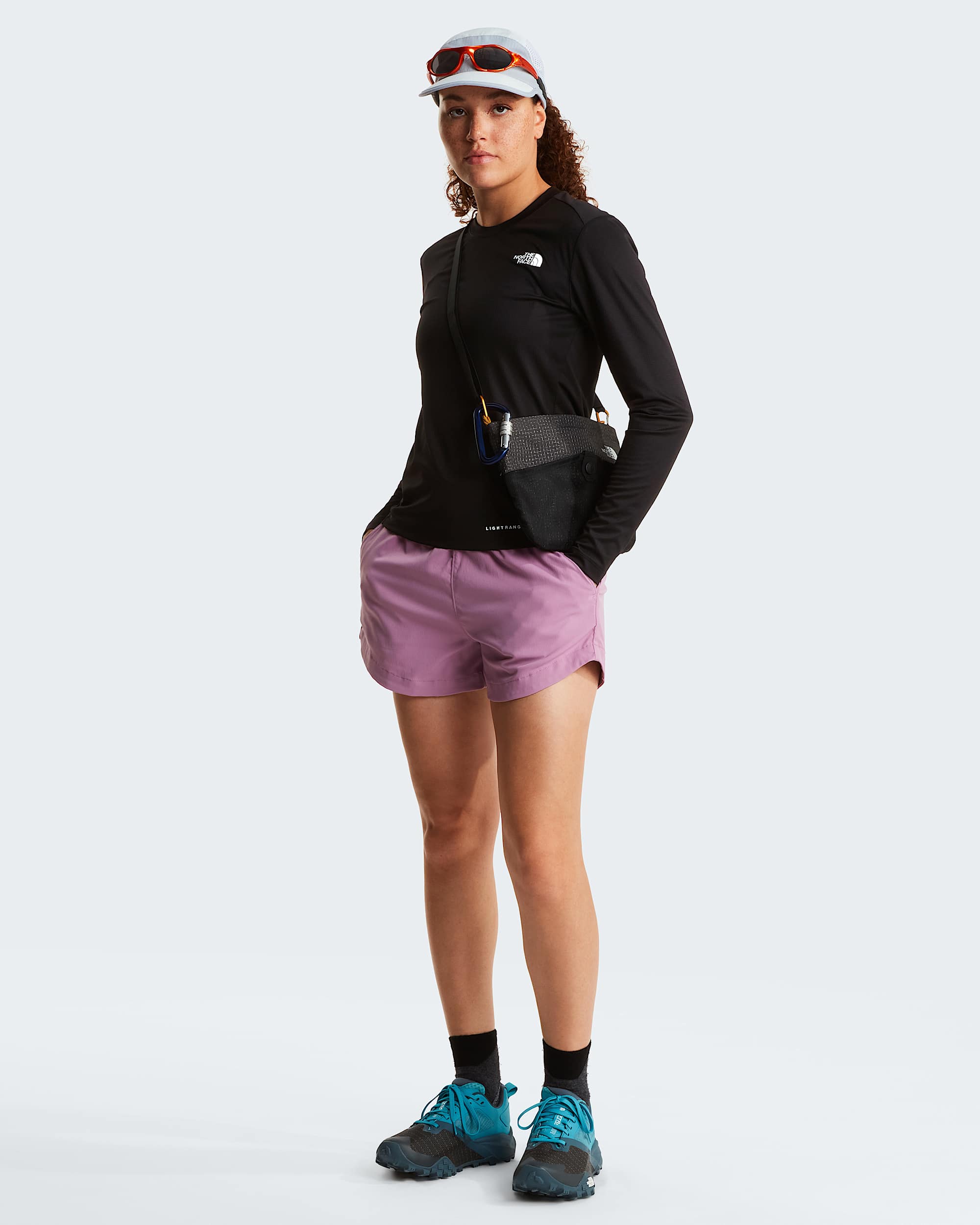 Tshirt  manches longues Shadow pour femme TNF ALT1