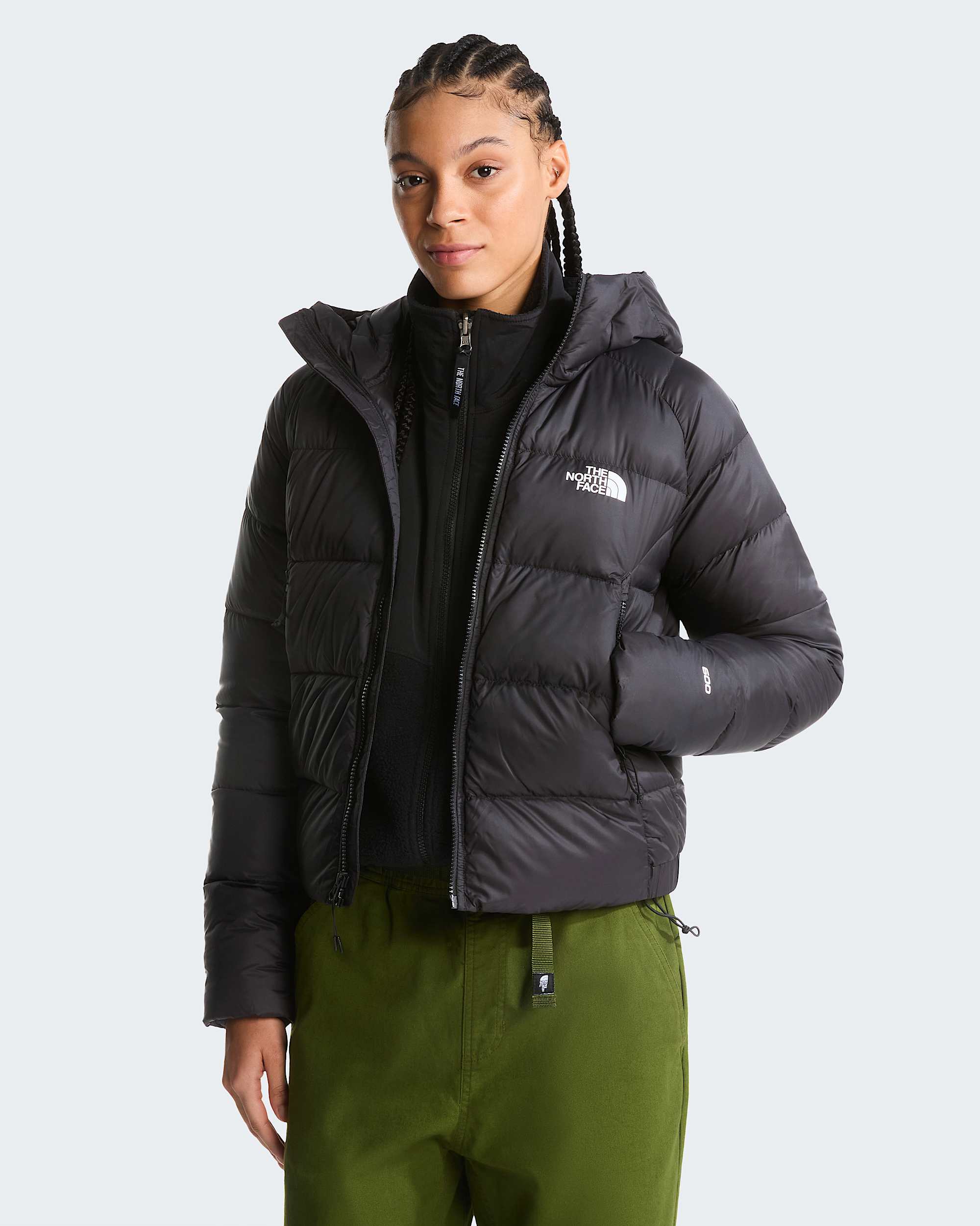 Womens Hyalite Down Hooded Jacket TNF ALT4