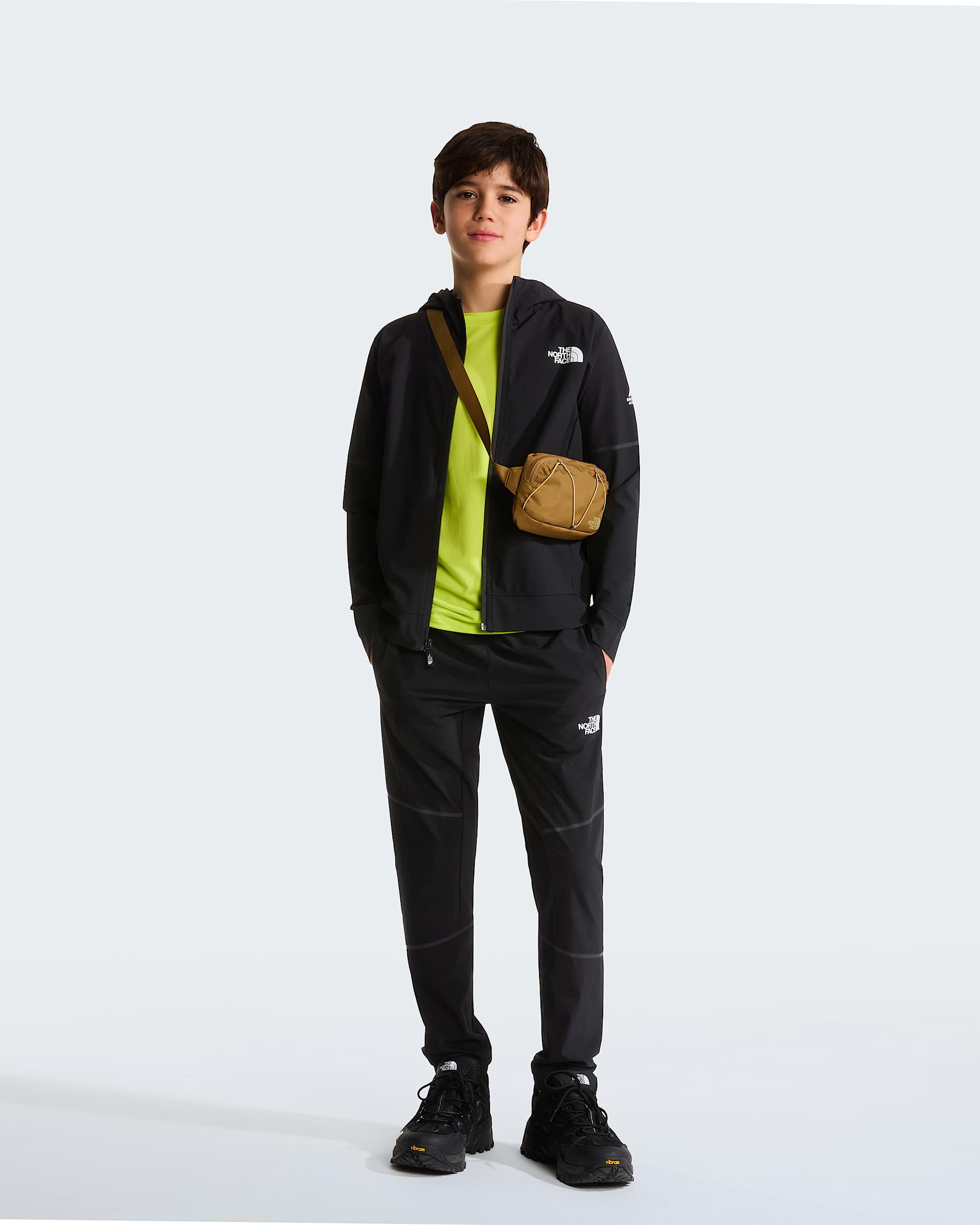Geweven Mountain Athleticsbroek voor tieners TNF ALT1