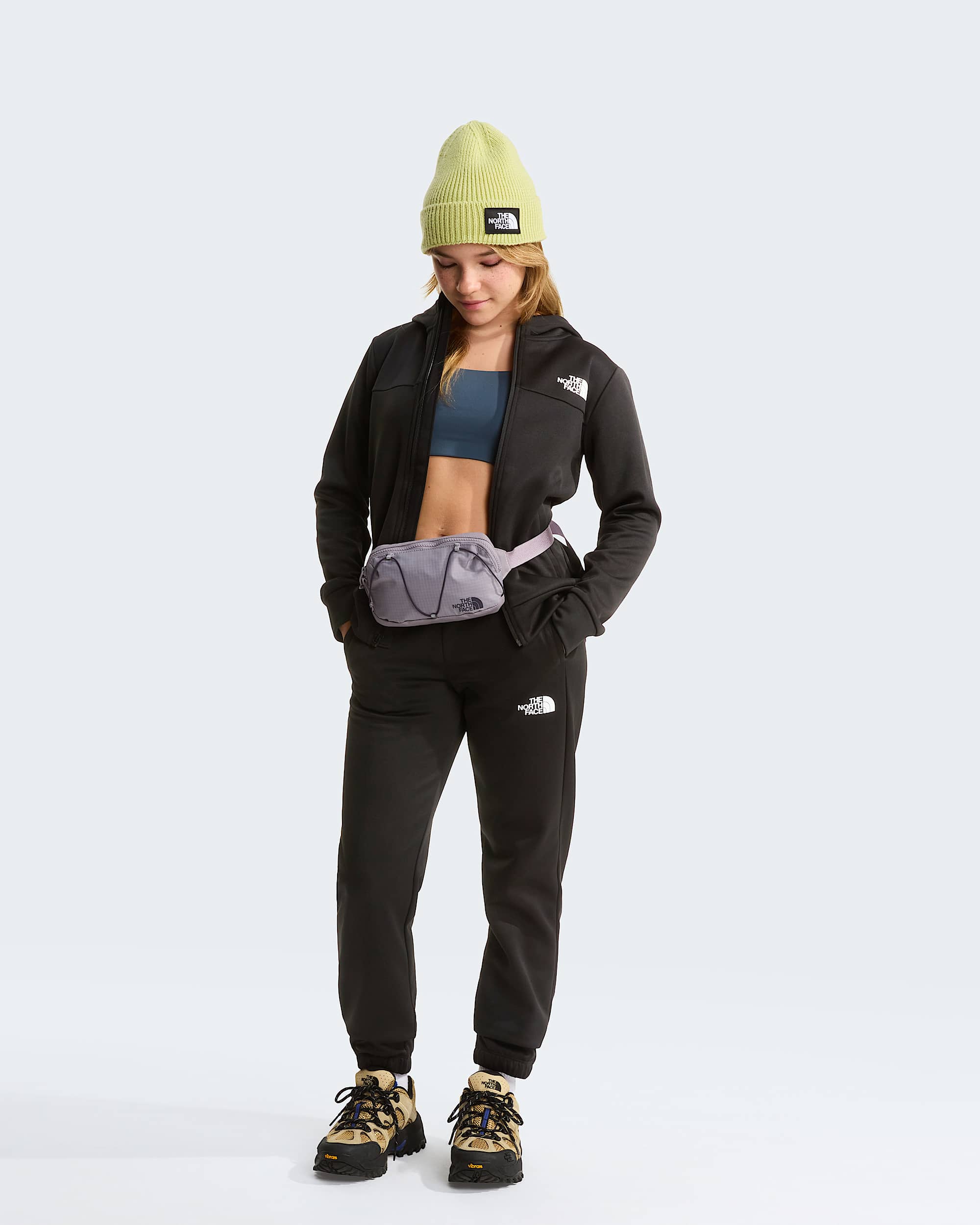 Teens Reaxion FullZip Hoodie TNF alt8