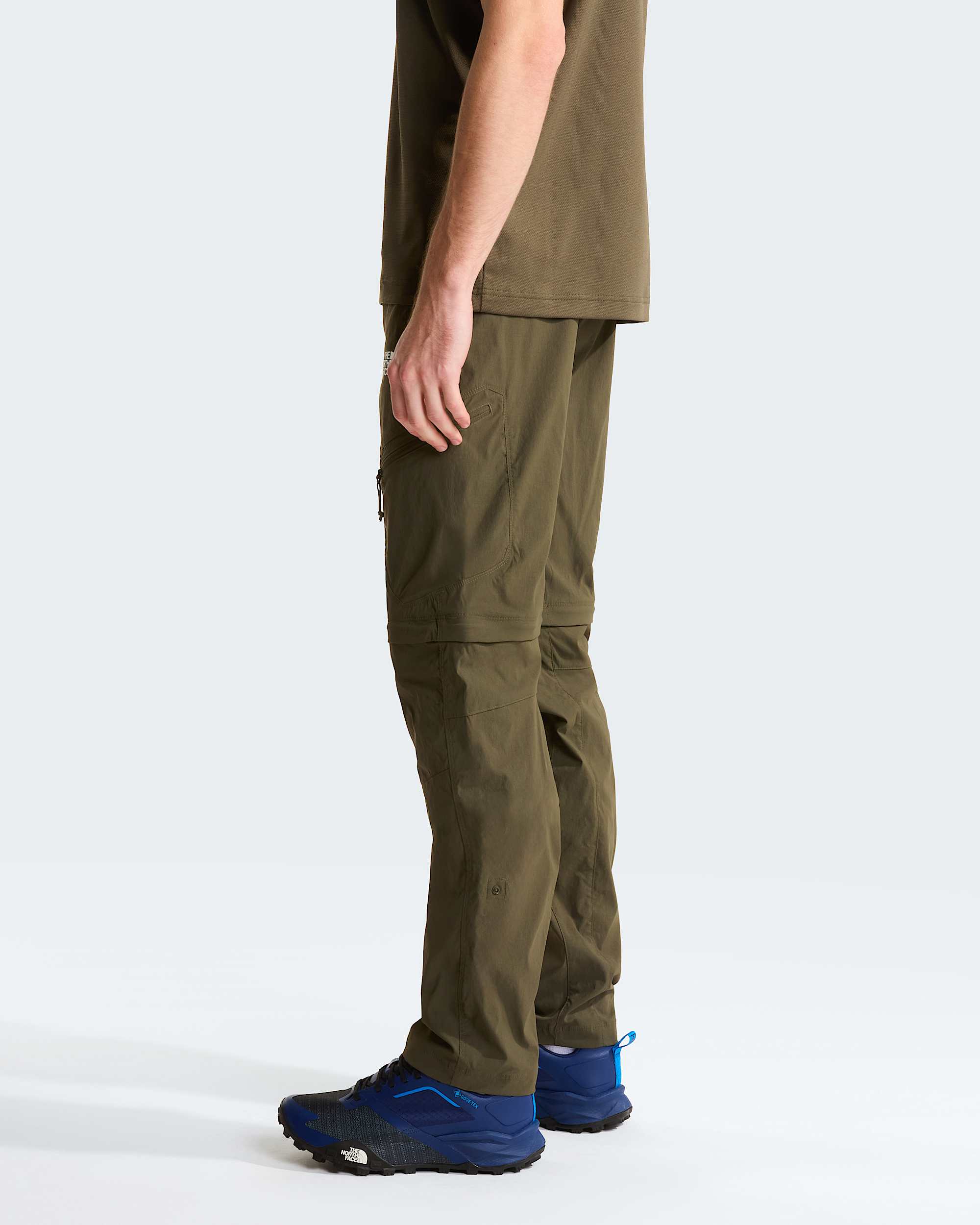 Pantaloni convertibili Exploration affusolati da uomo TNF New Taupe Green ALT2