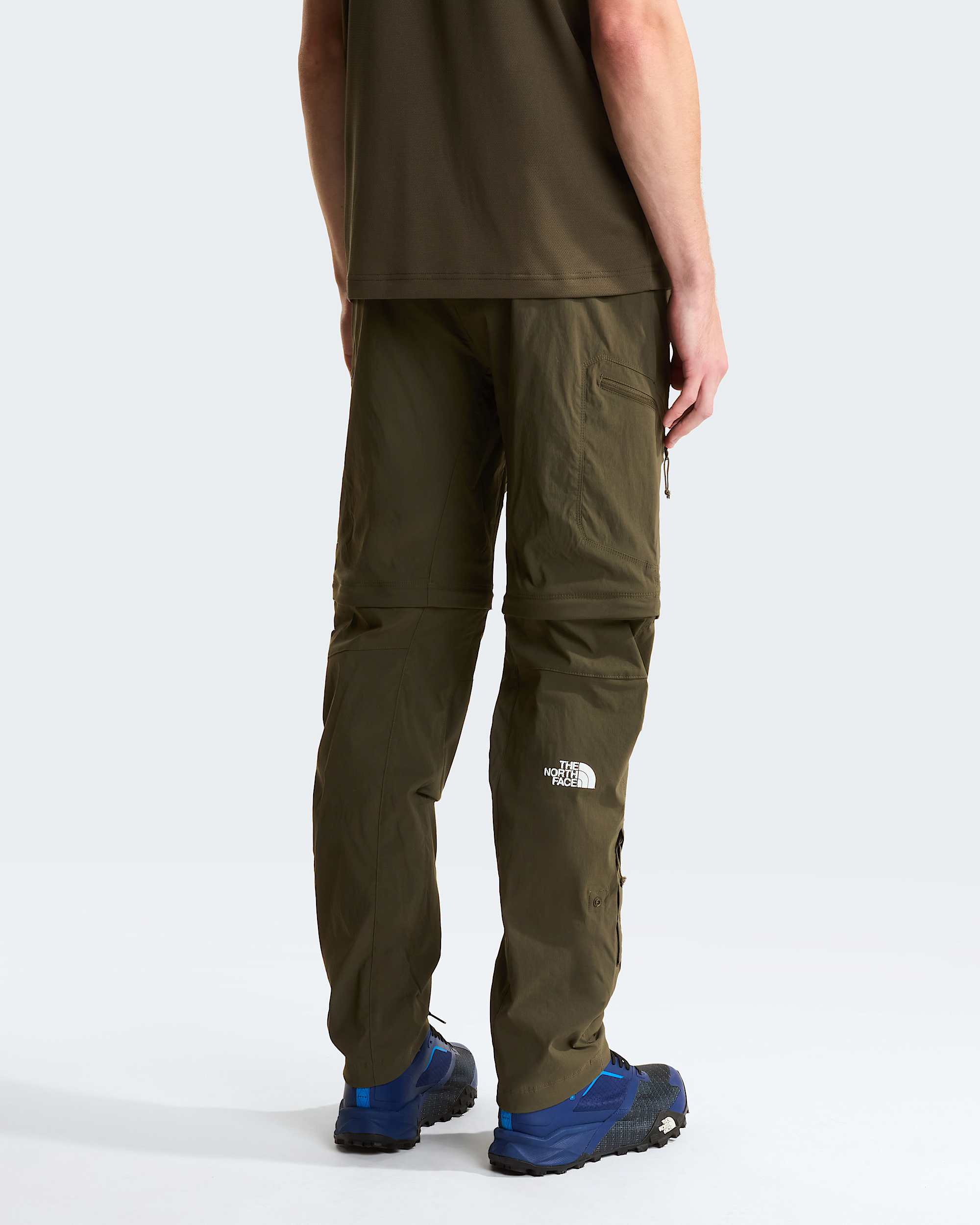 Pantaloni convertibili Exploration affusolati da uomo TNF New Taupe Green ALT3