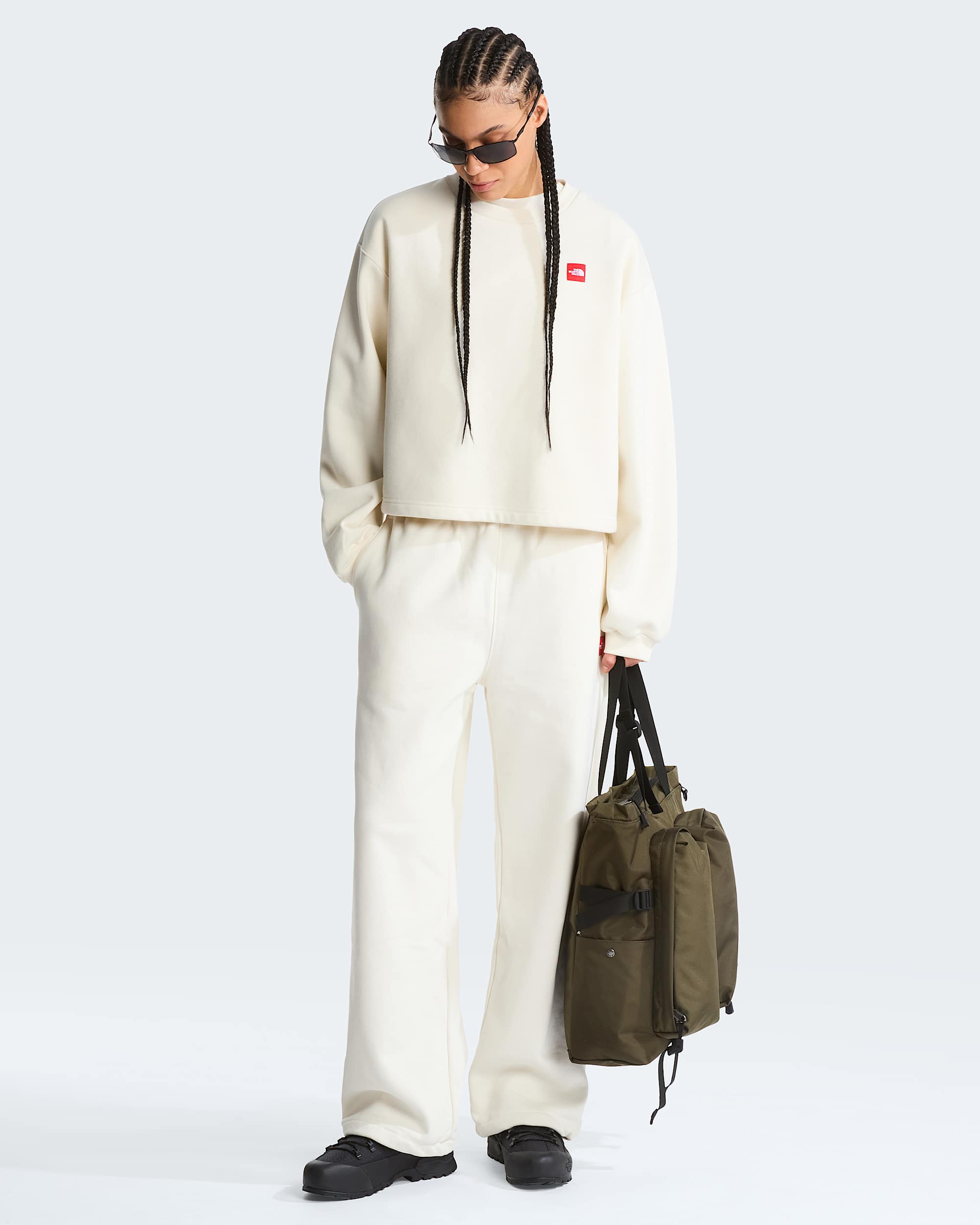 Womens Red Box Joggers TNF ALT1
