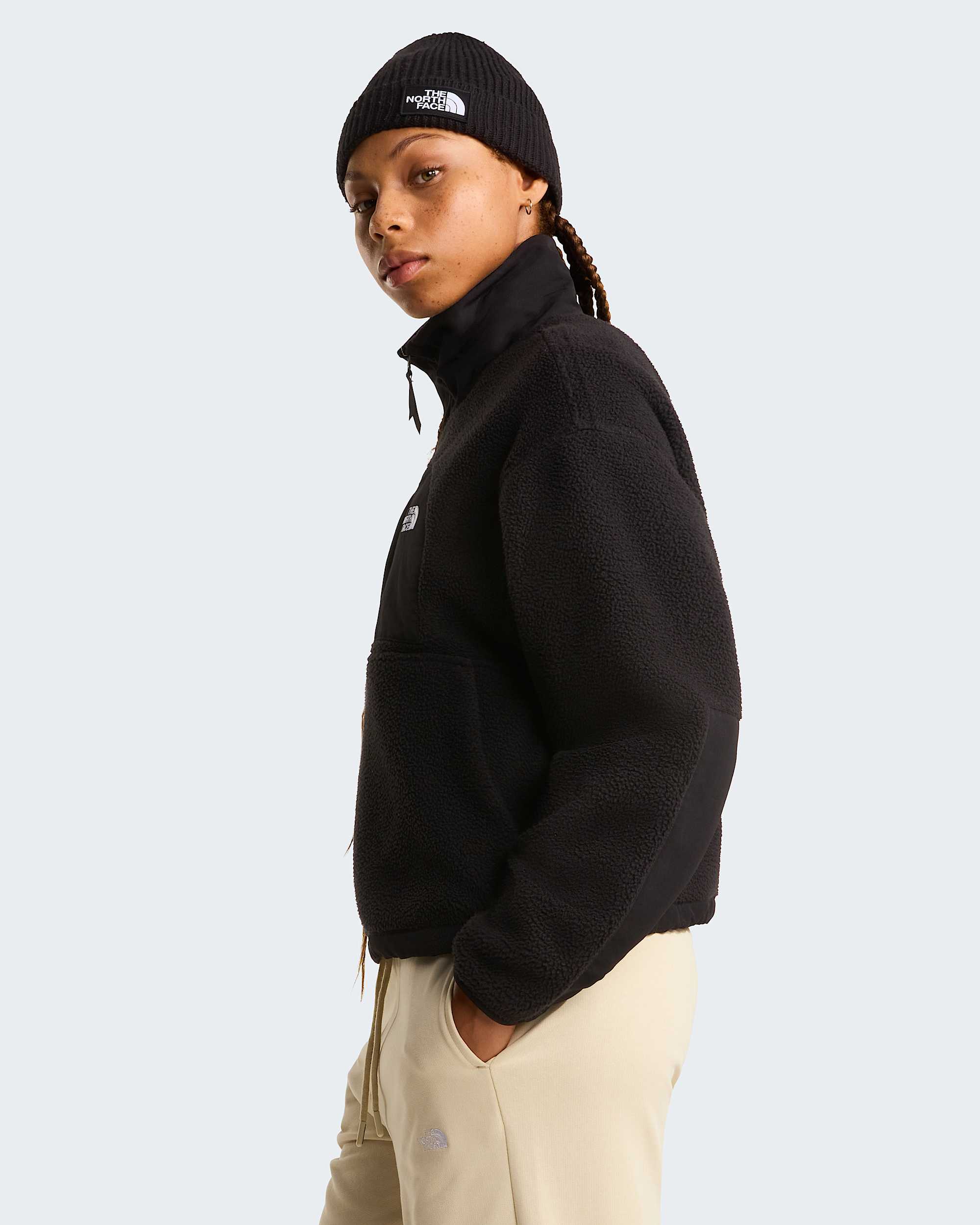 Womens Yumiori OffPeak 12 Zip Fleece Jacket TNF ALT2