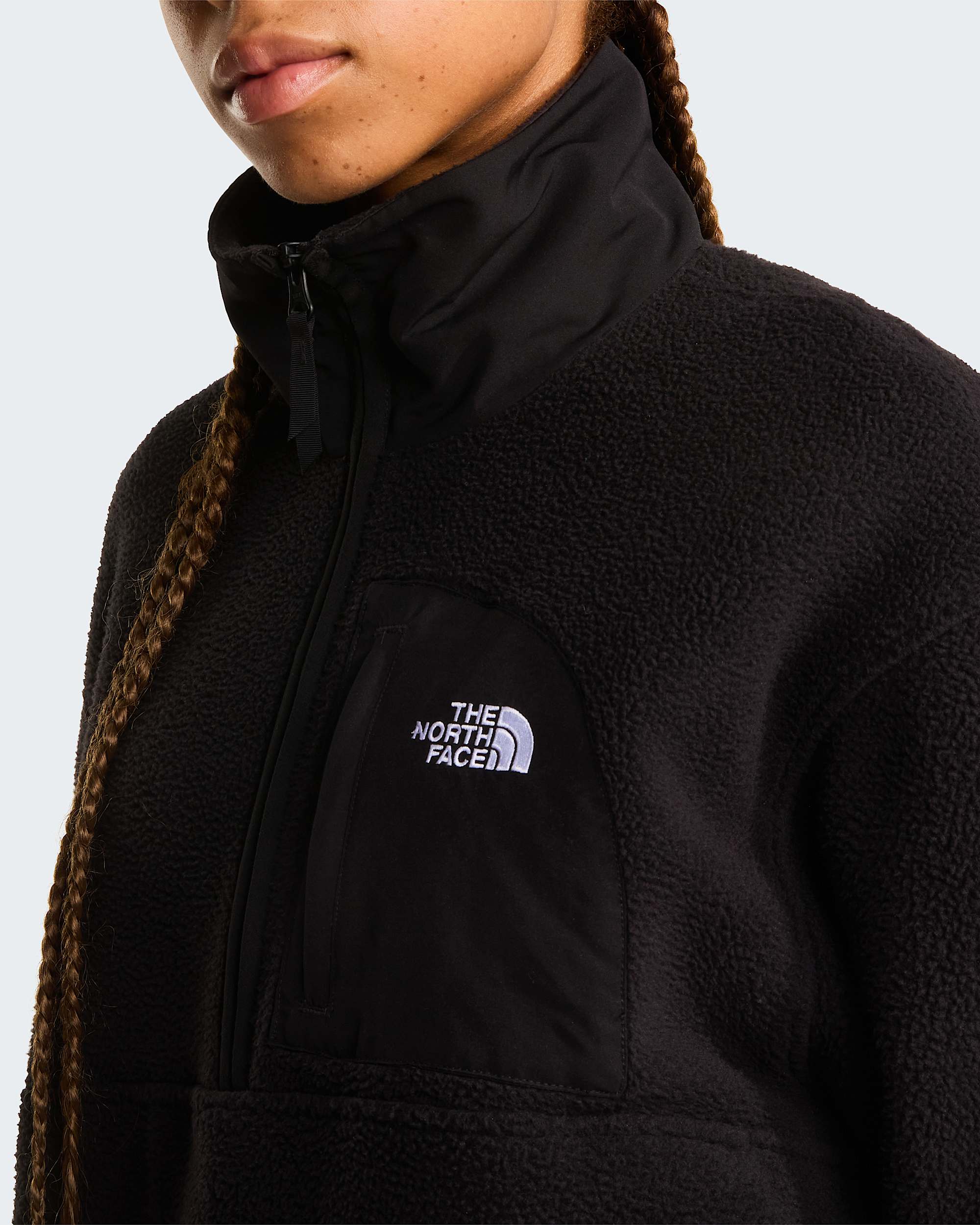 Womens Yumiori OffPeak 12 Zip Fleece Jacket TNF ALT4