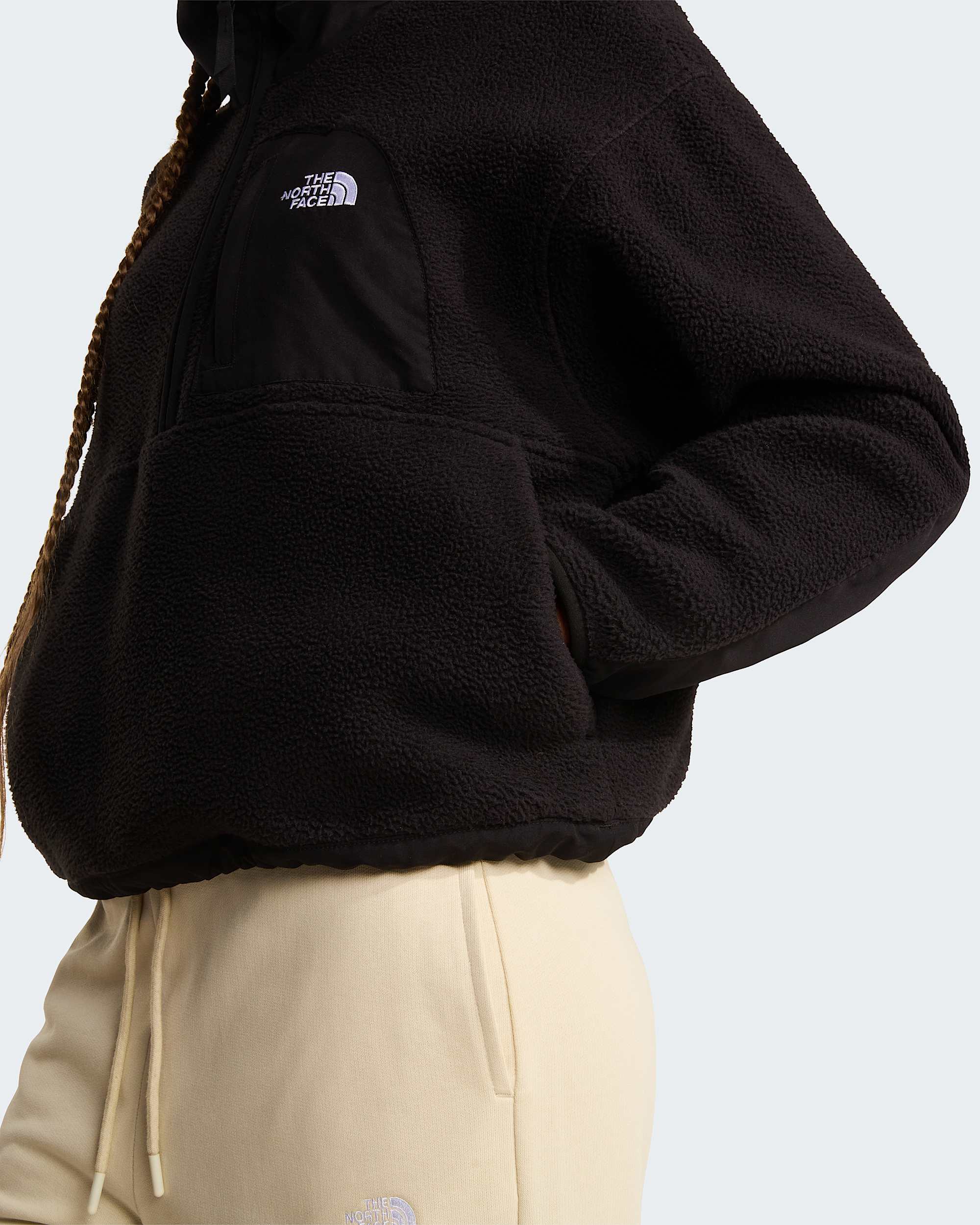 Womens Yumiori OffPeak 12 Zip Fleece Jacket TNF ALT5