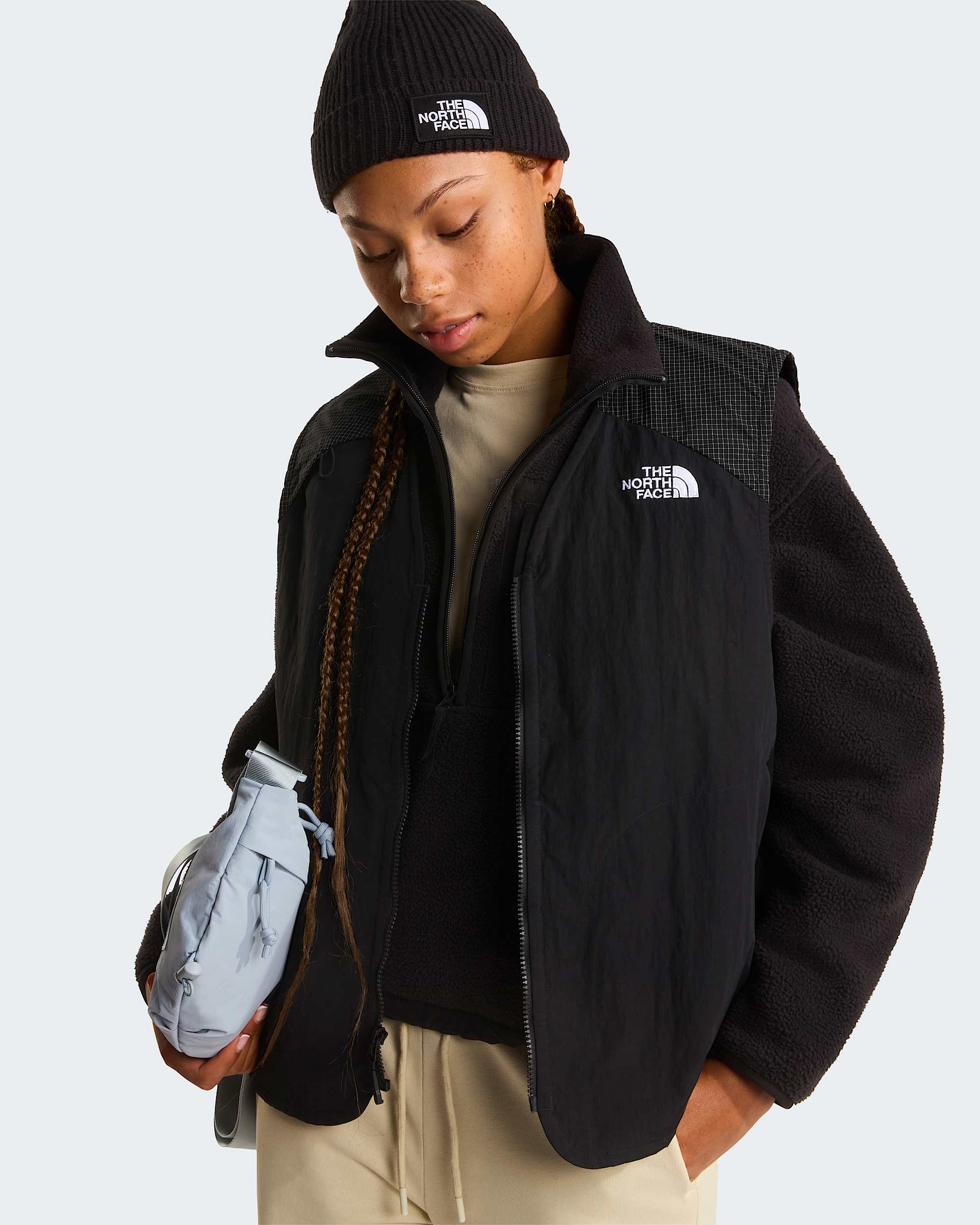 Womens Yumiori OffPeak 12 Zip Fleece Jacket TNF ALT8