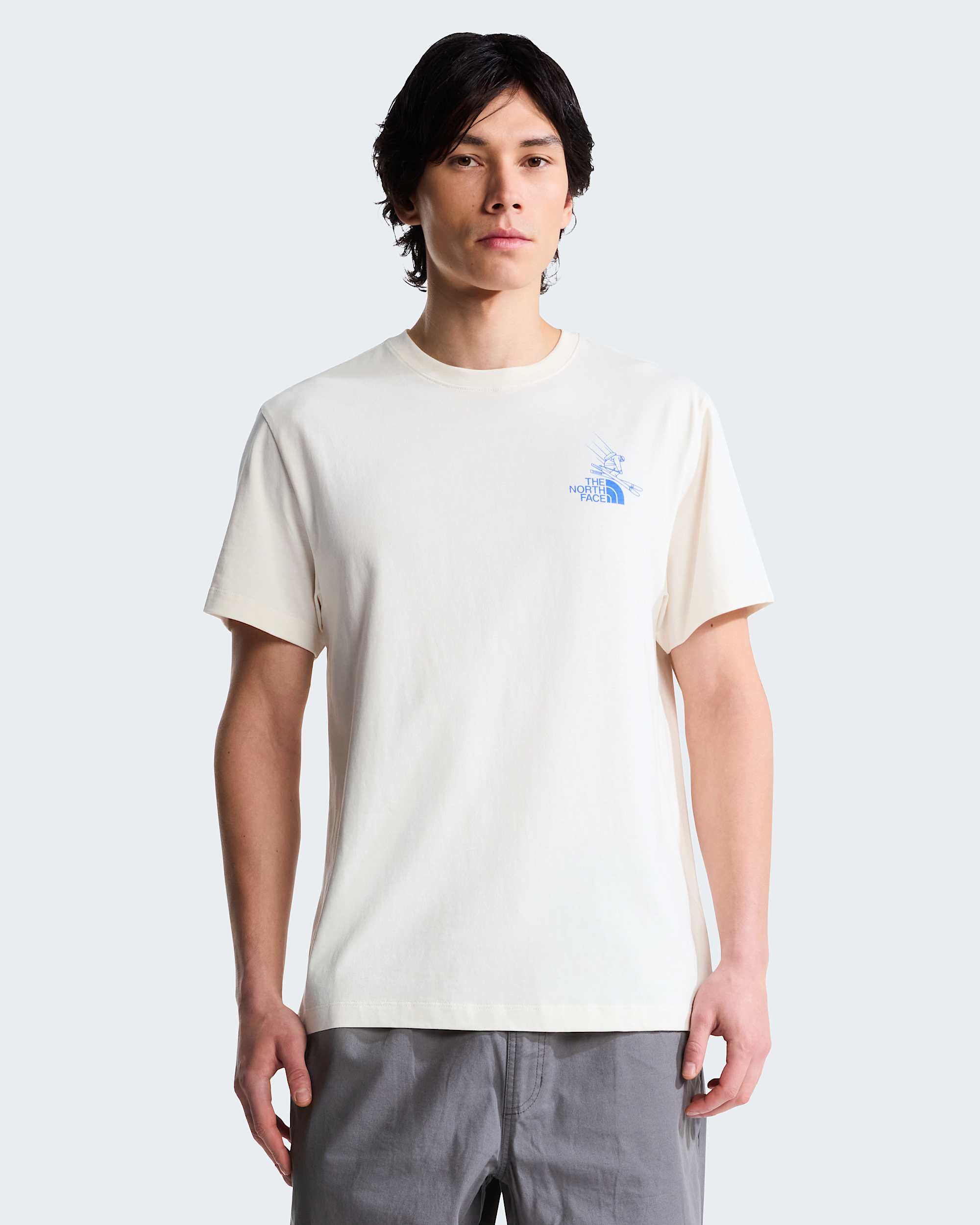 Unisex Mountain Celebration Regular Graphic TShirt TNF White Dune ALT3