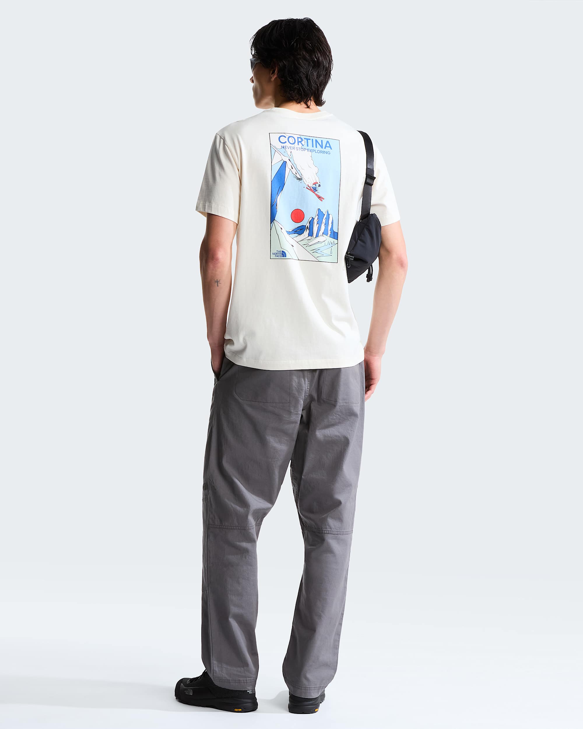 Unisex Mountain Celebration Regular Graphic TShirt TNF White Dune ALT4
