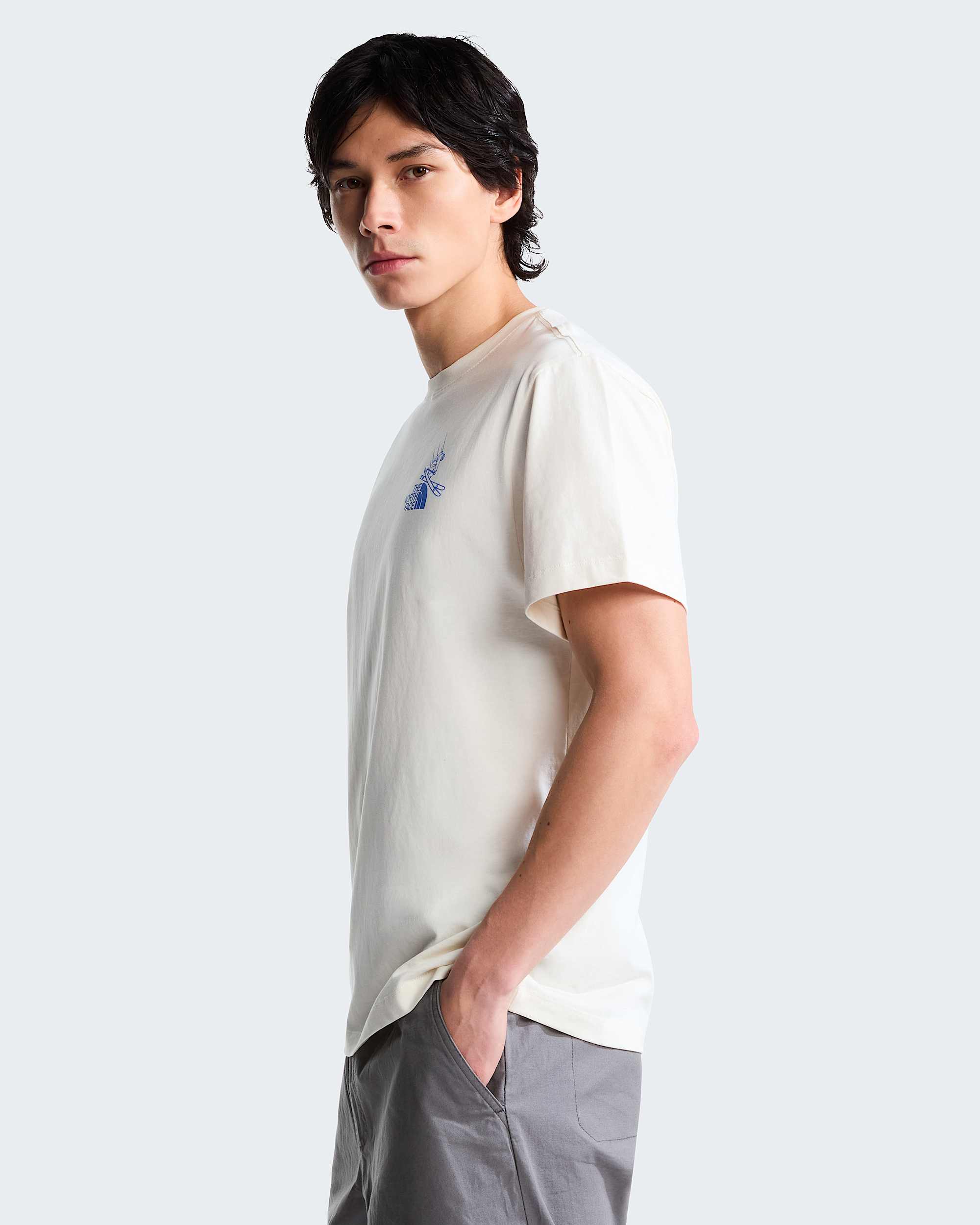 Unisex Mountain Celebration Regular Graphic TShirt TNF White Dune ALT5