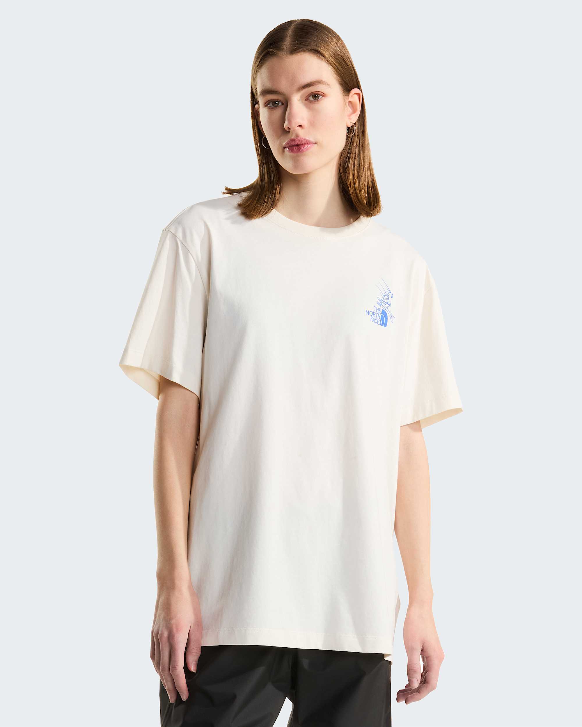 Unisex Mountain Celebration Regular Graphic TShirt TNF White Dune ALT10