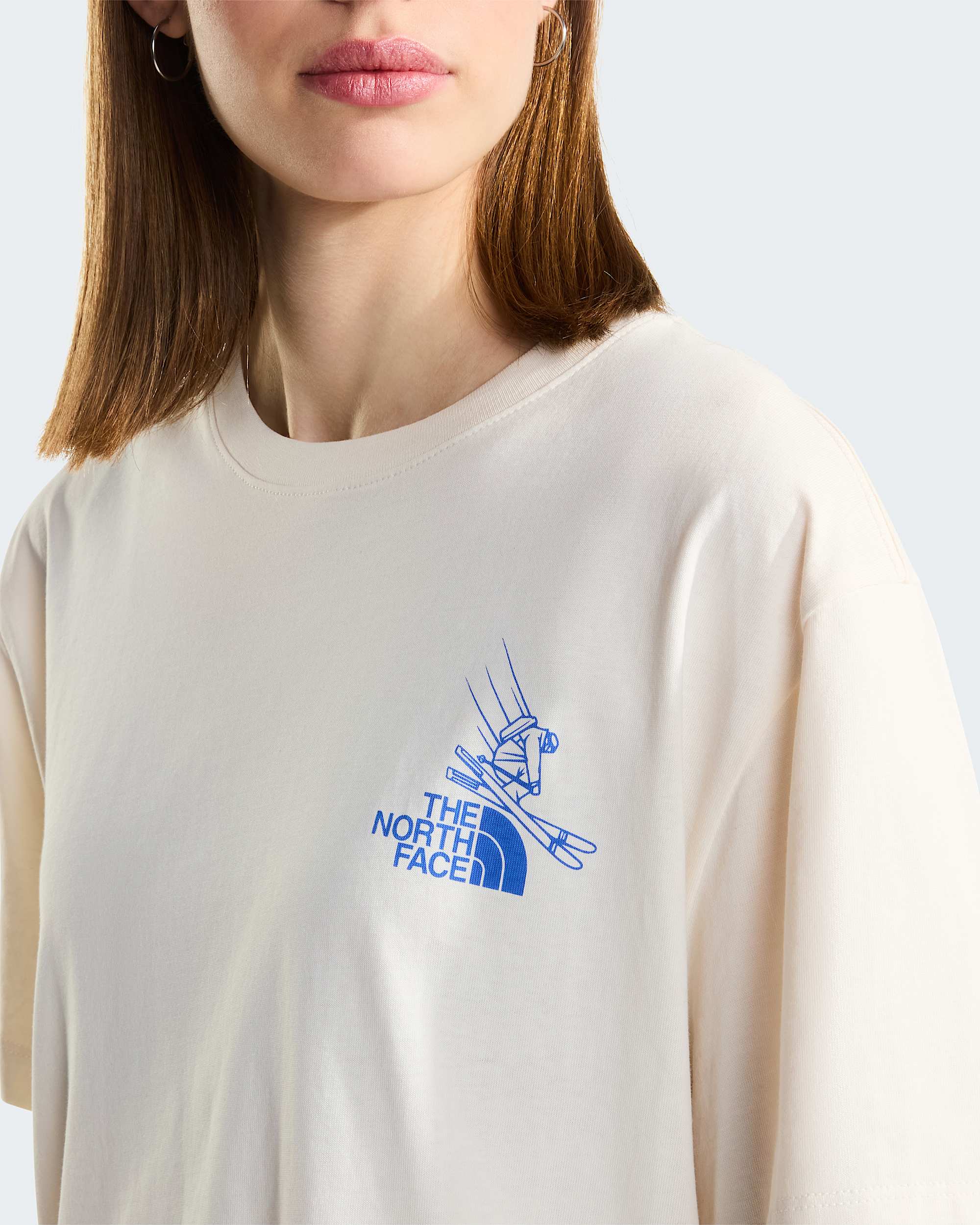 Unisex Mountain Celebration Regular Graphic TShirt TNF White Dune ALT13