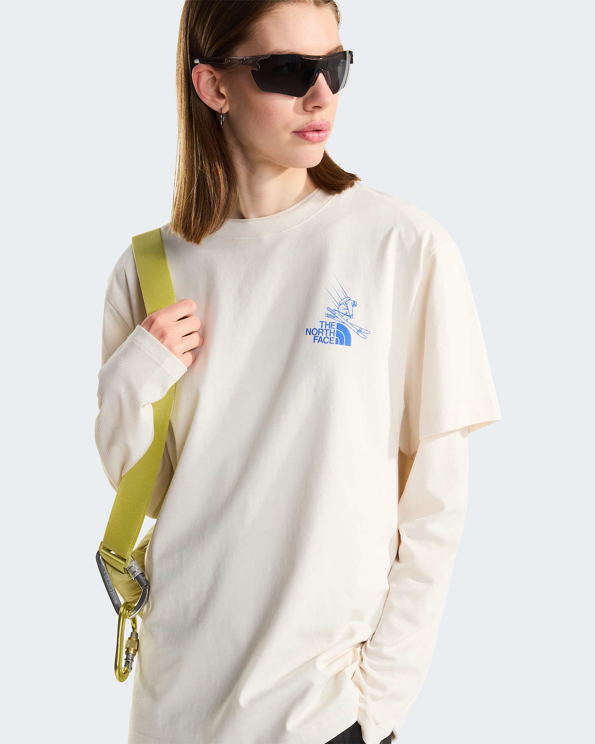 Unisex Mountain Celebration Regular Graphic TShirt TNF White Dune ALT15
