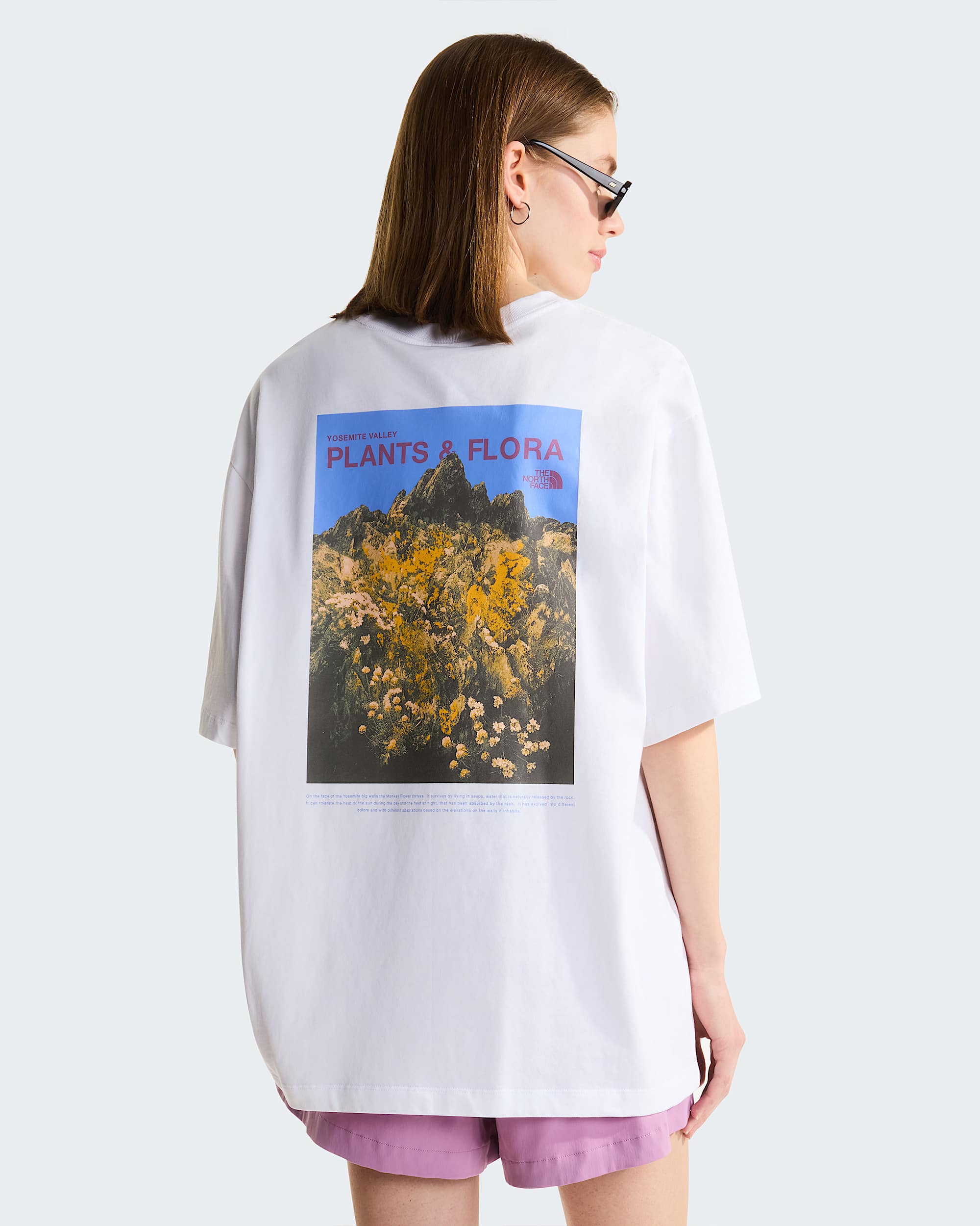 Unisex Plant  Flora Oversized Graphic TShirt TNF ALT9