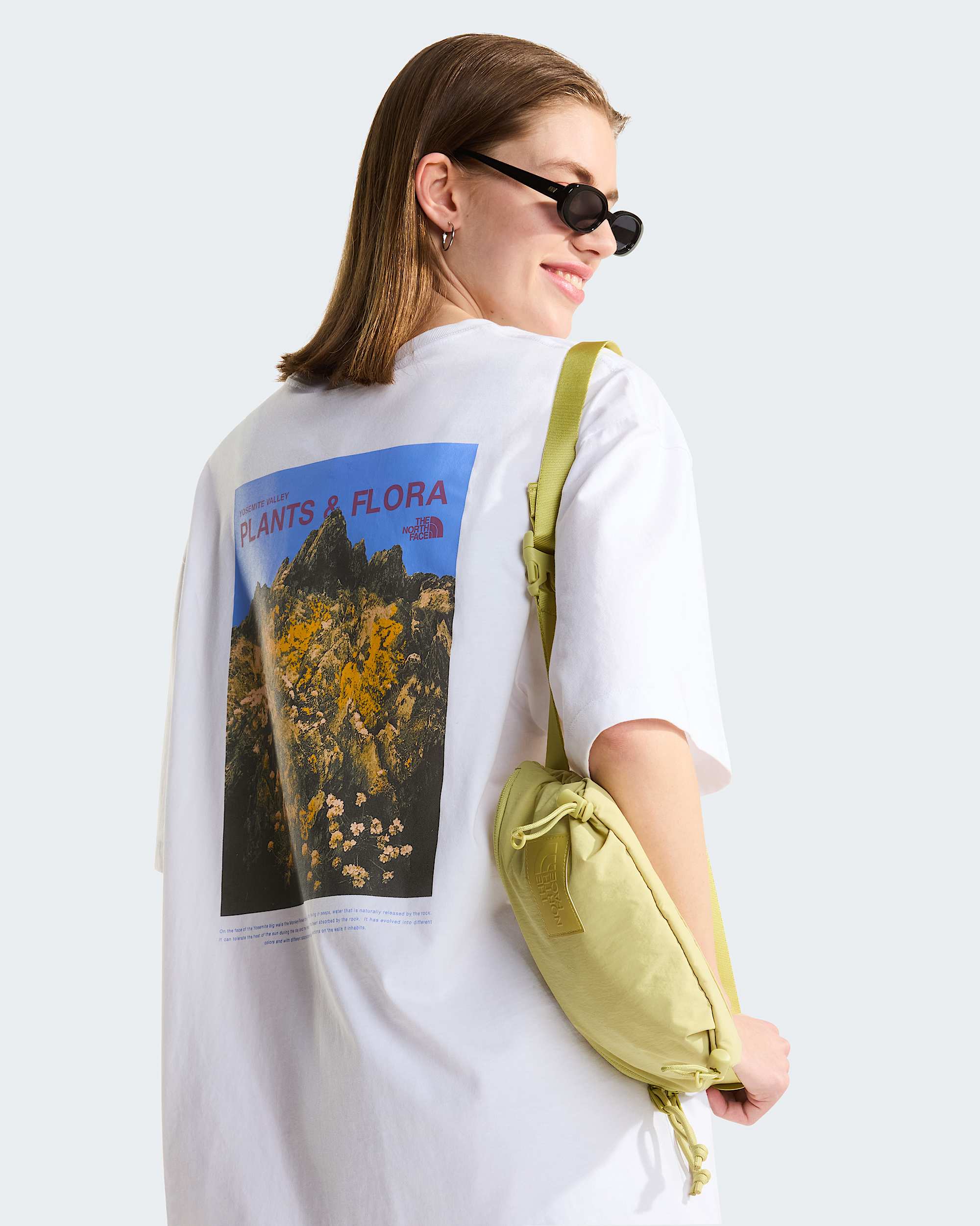 Unisex Plant  Flora Oversized Graphic TShirt TNF ALT15
