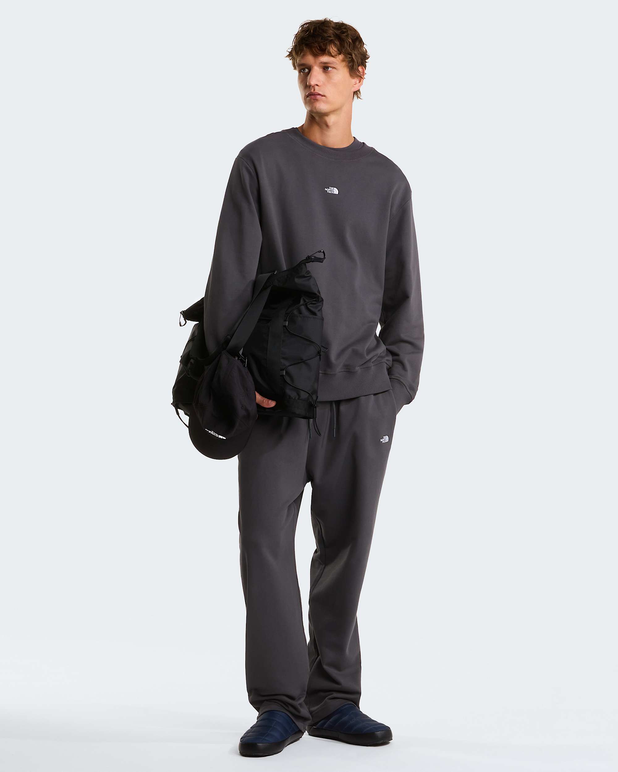 Felpa Essential Light Relaxed unisex TNF Anthracite Grey ALT3
