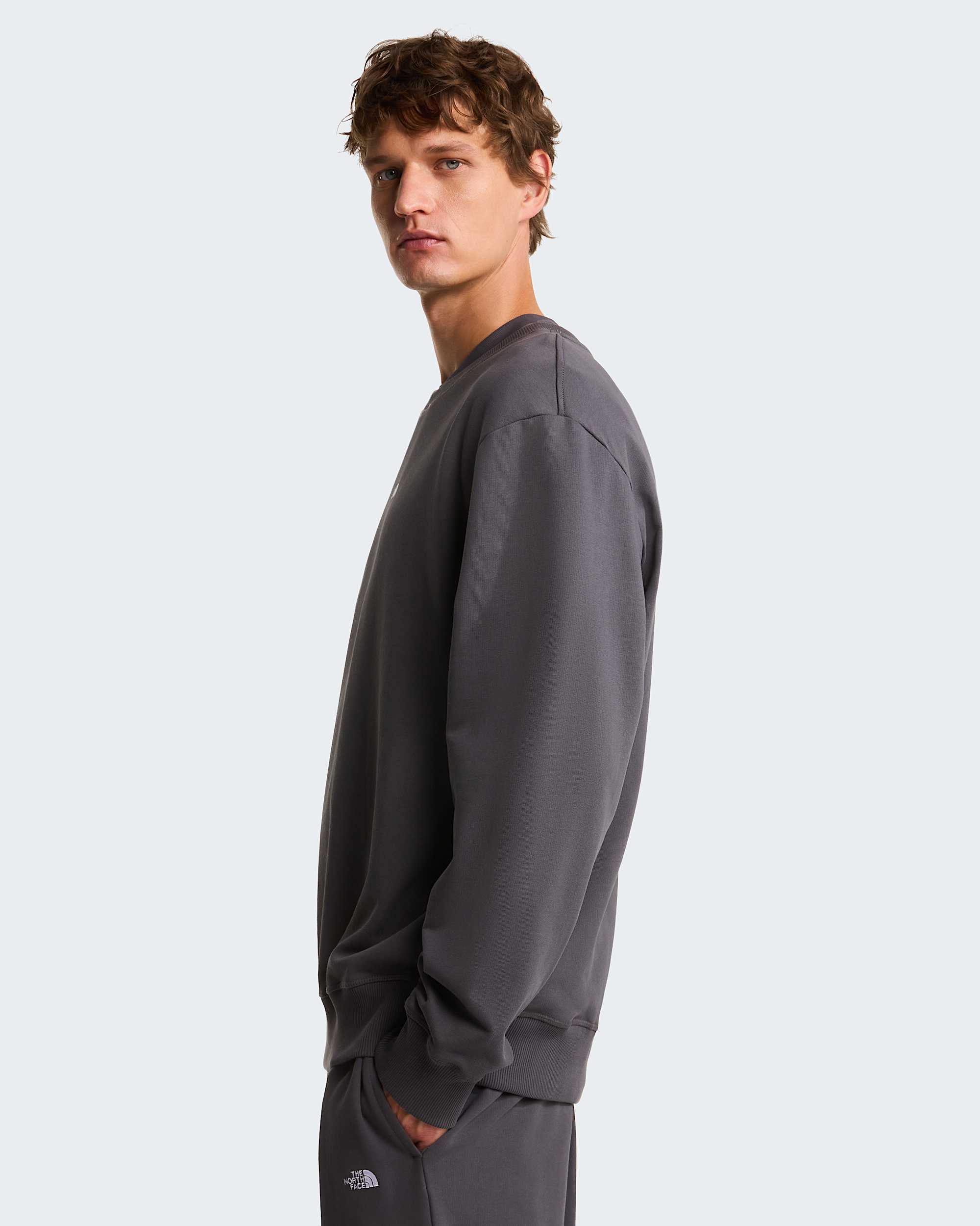 Felpa Essential Light Relaxed unisex TNF Anthracite Grey ALT4