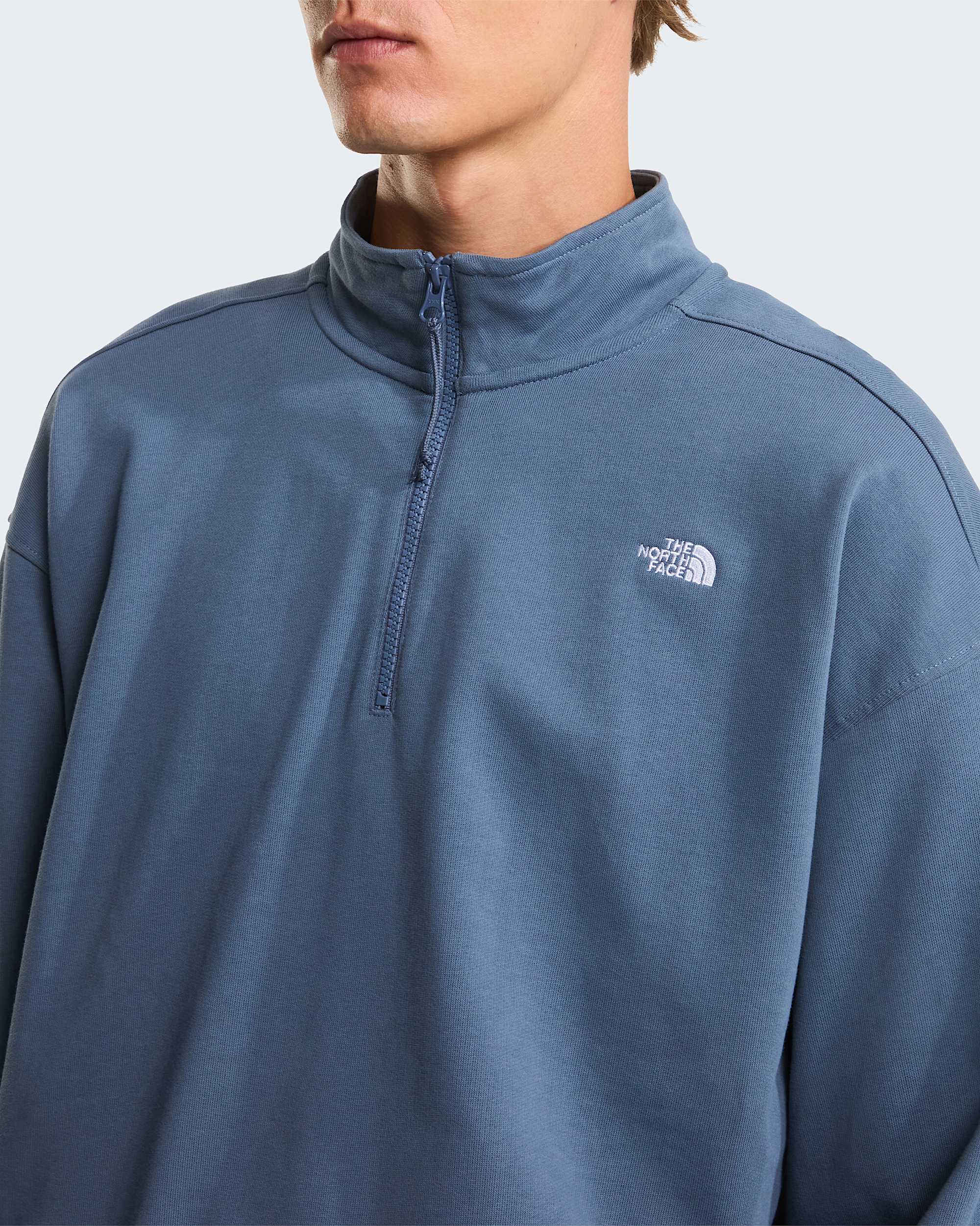 Unisex Essential Light Relaxed 14 Zip Sweatshirt TNF ALT6