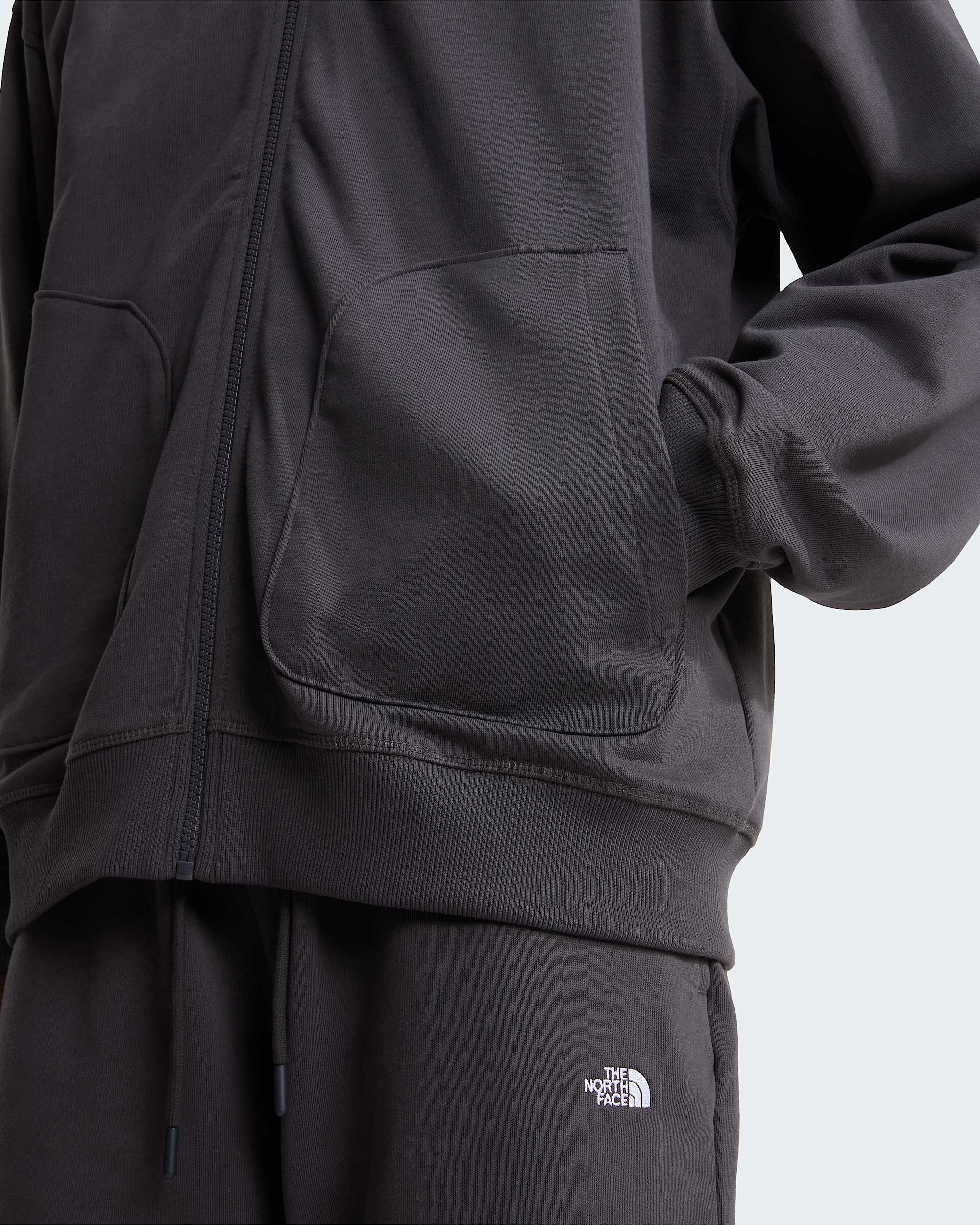 Essential Kapuzenpulli in Oversize und Unisex TNF Anthracite Grey ALT8