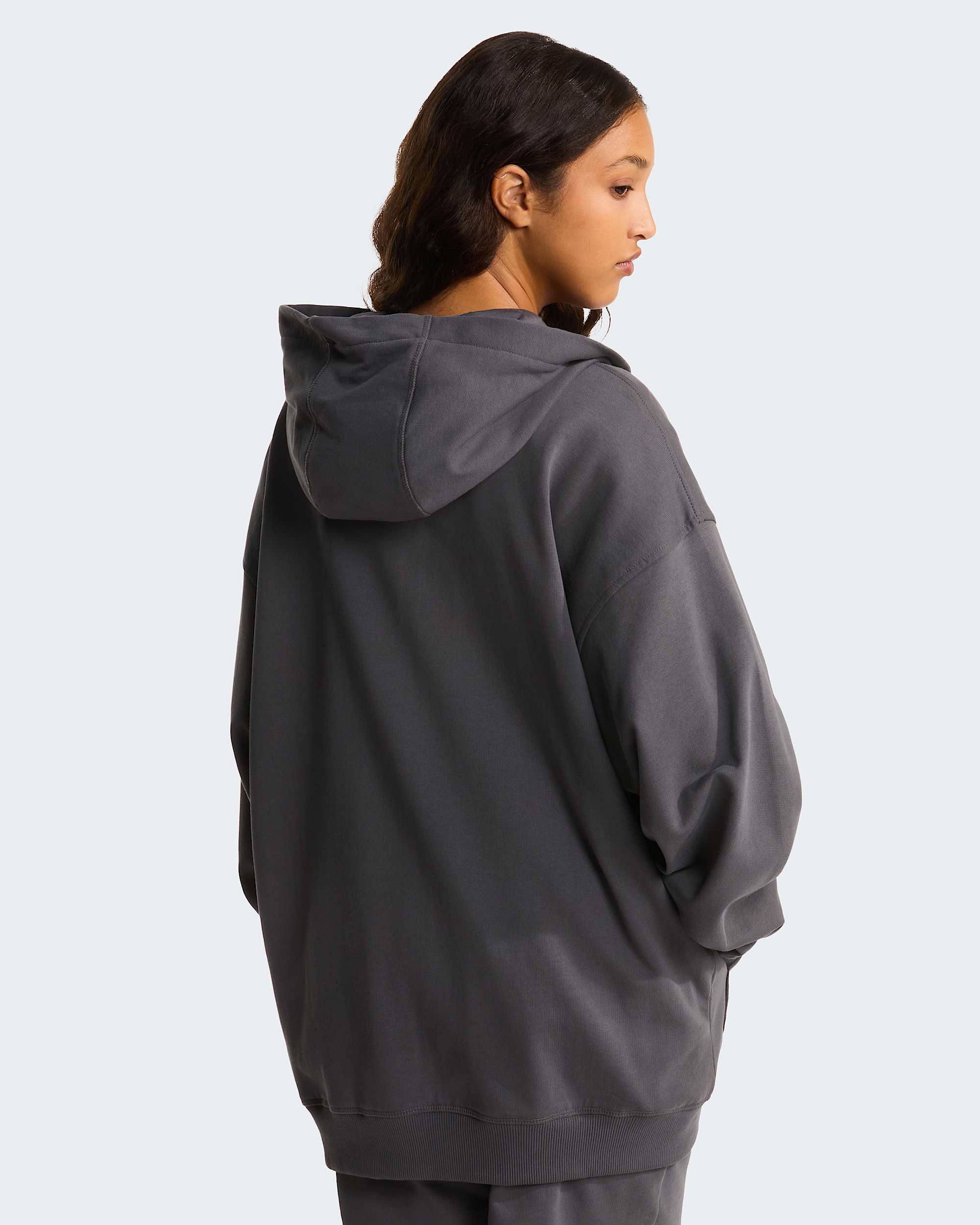 Essential Kapuzenpulli in Oversize und Unisex TNF Anthracite Grey ALT13