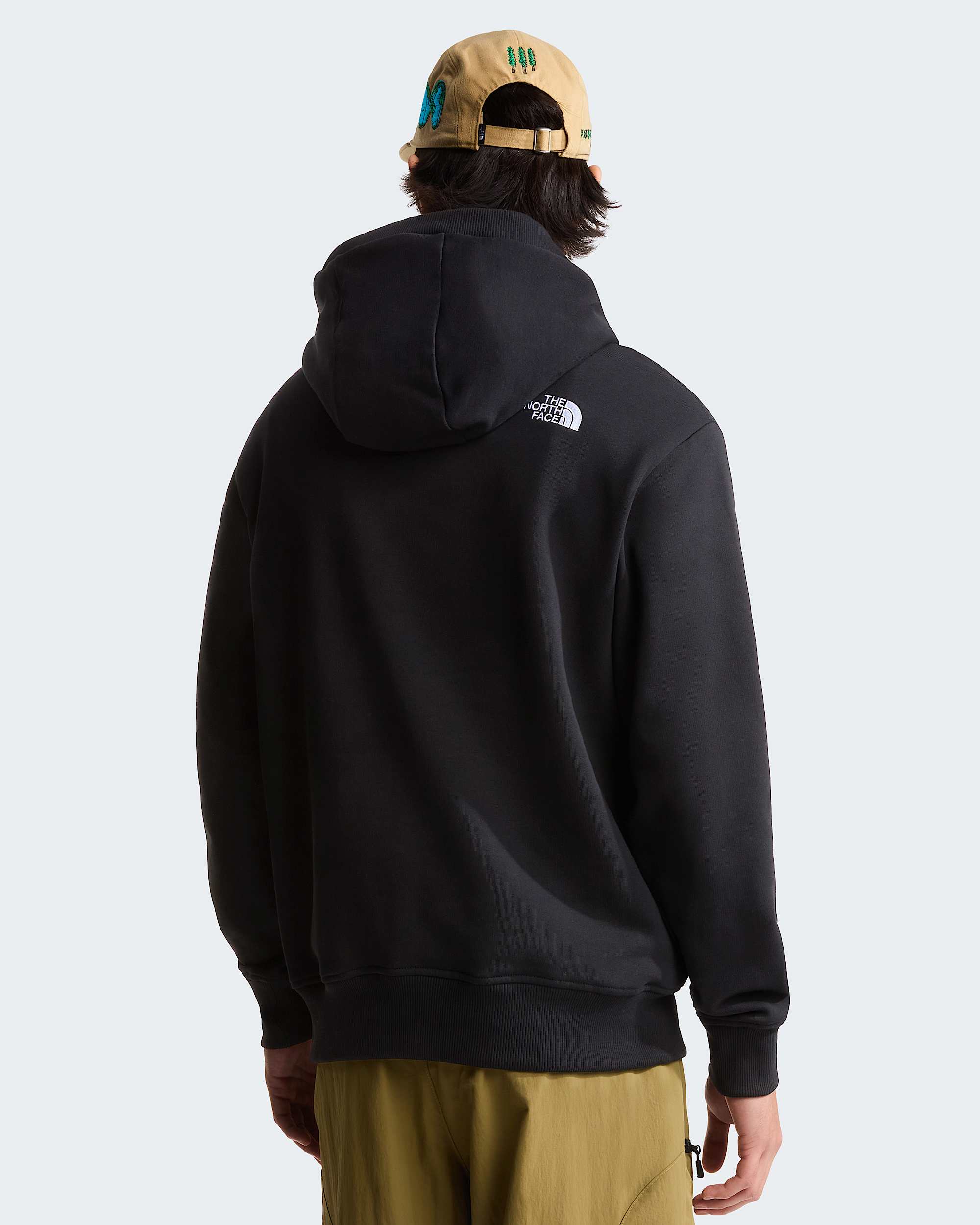 Unisex 60th Anniversary Patch Relaxed Hoodie TNF TNF Black ALT5