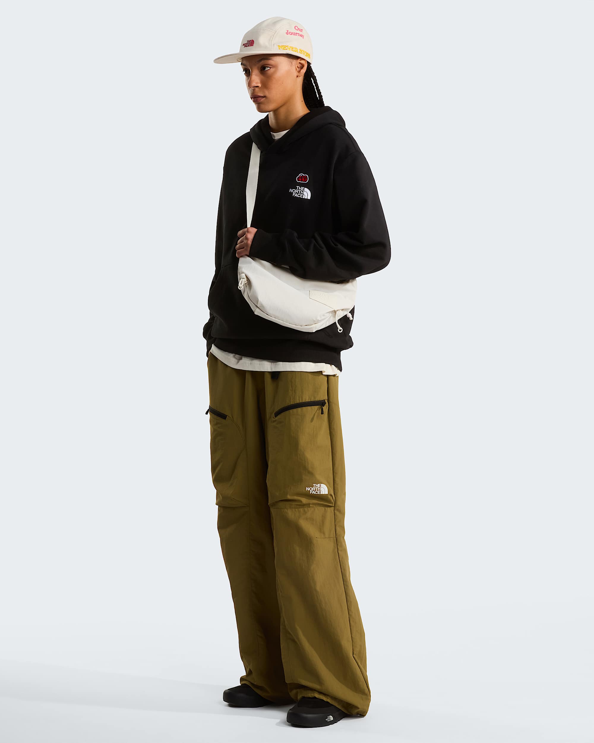 Unisex 60th Anniversary Patch Relaxed Hoodie TNF TNF Black ALT10