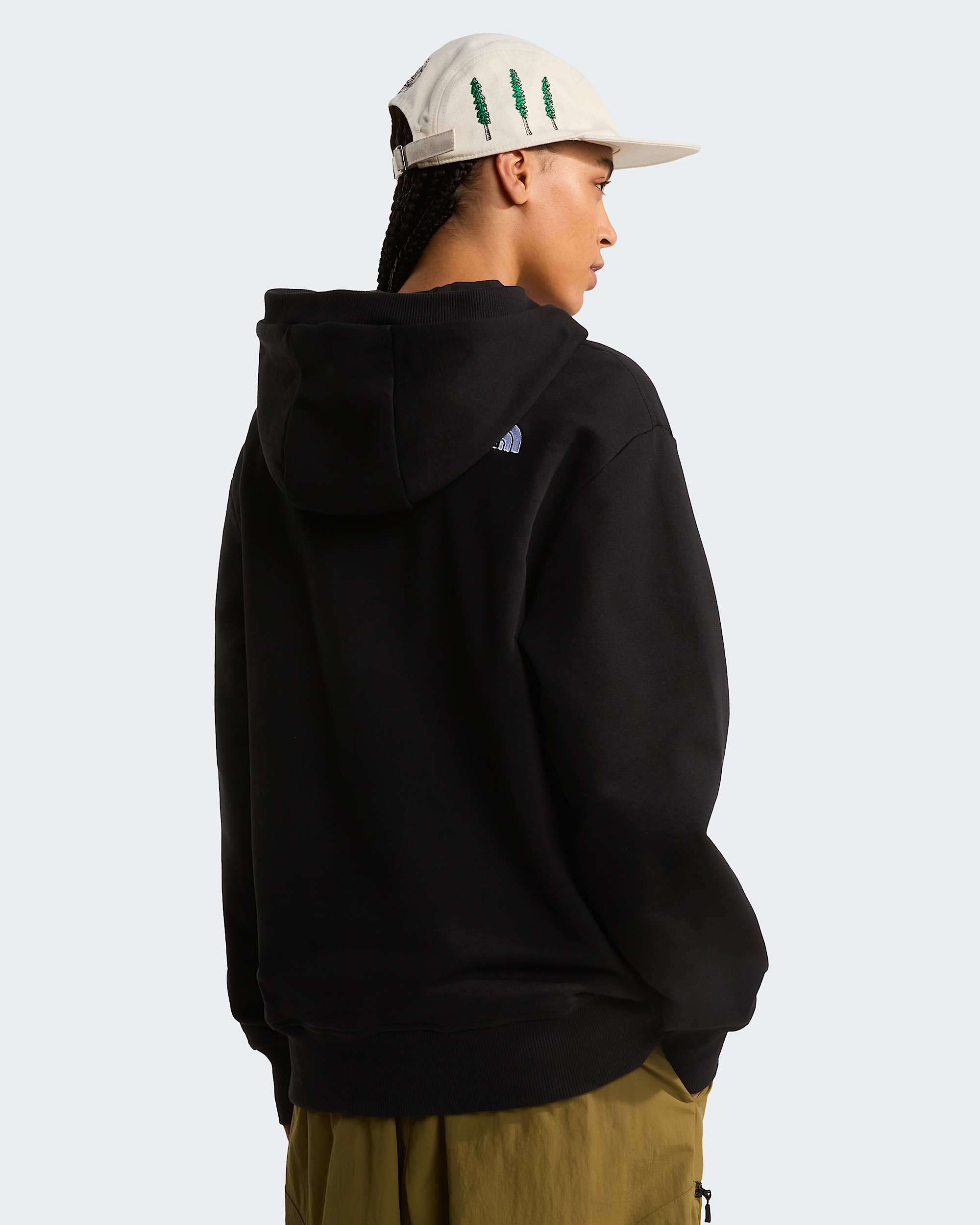 Unisex 60th Anniversary Patch Relaxed Hoodie TNF TNF Black ALT12