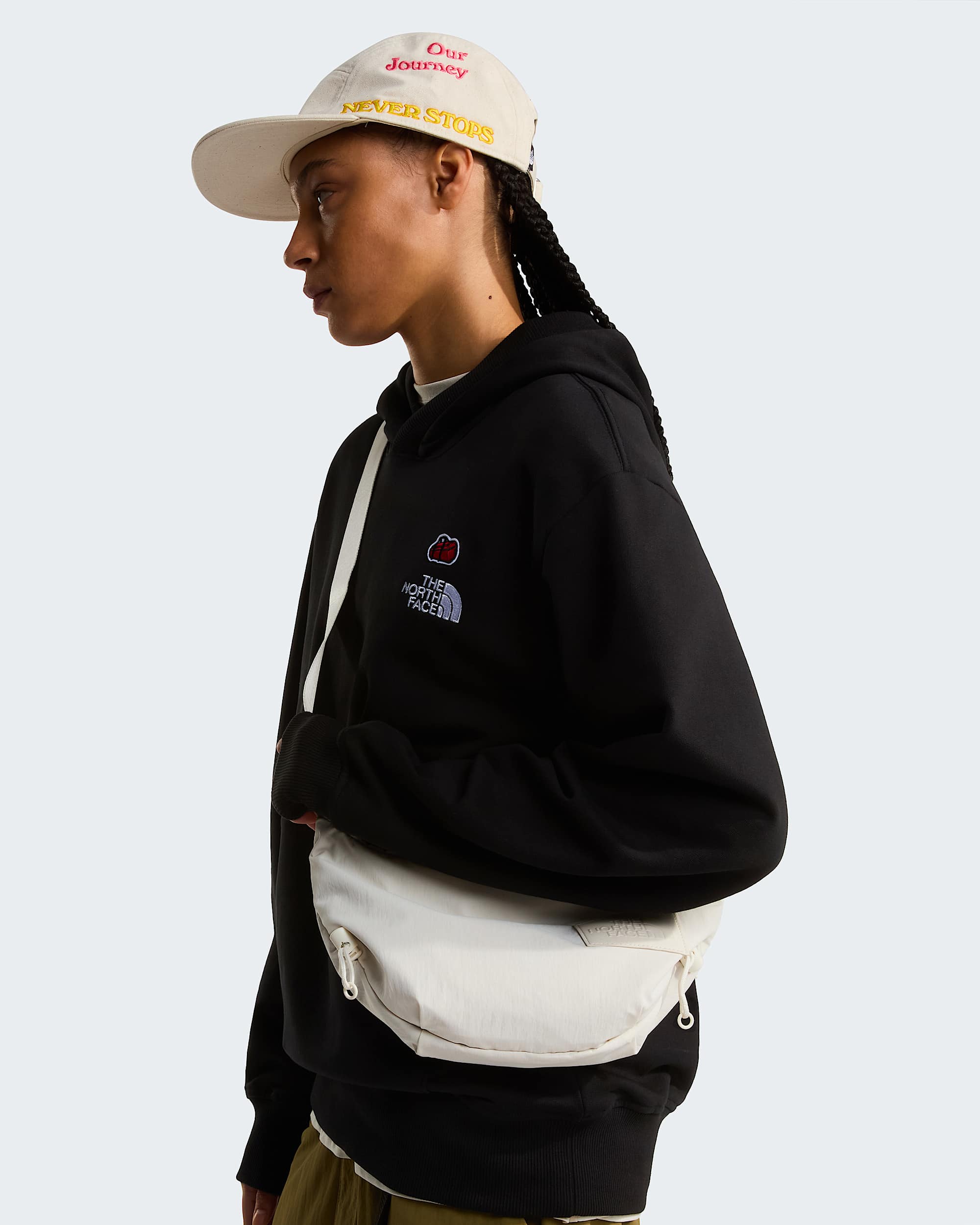 Unisex 60th Anniversary Patch Relaxed Hoodie TNF TNF Black ALT15