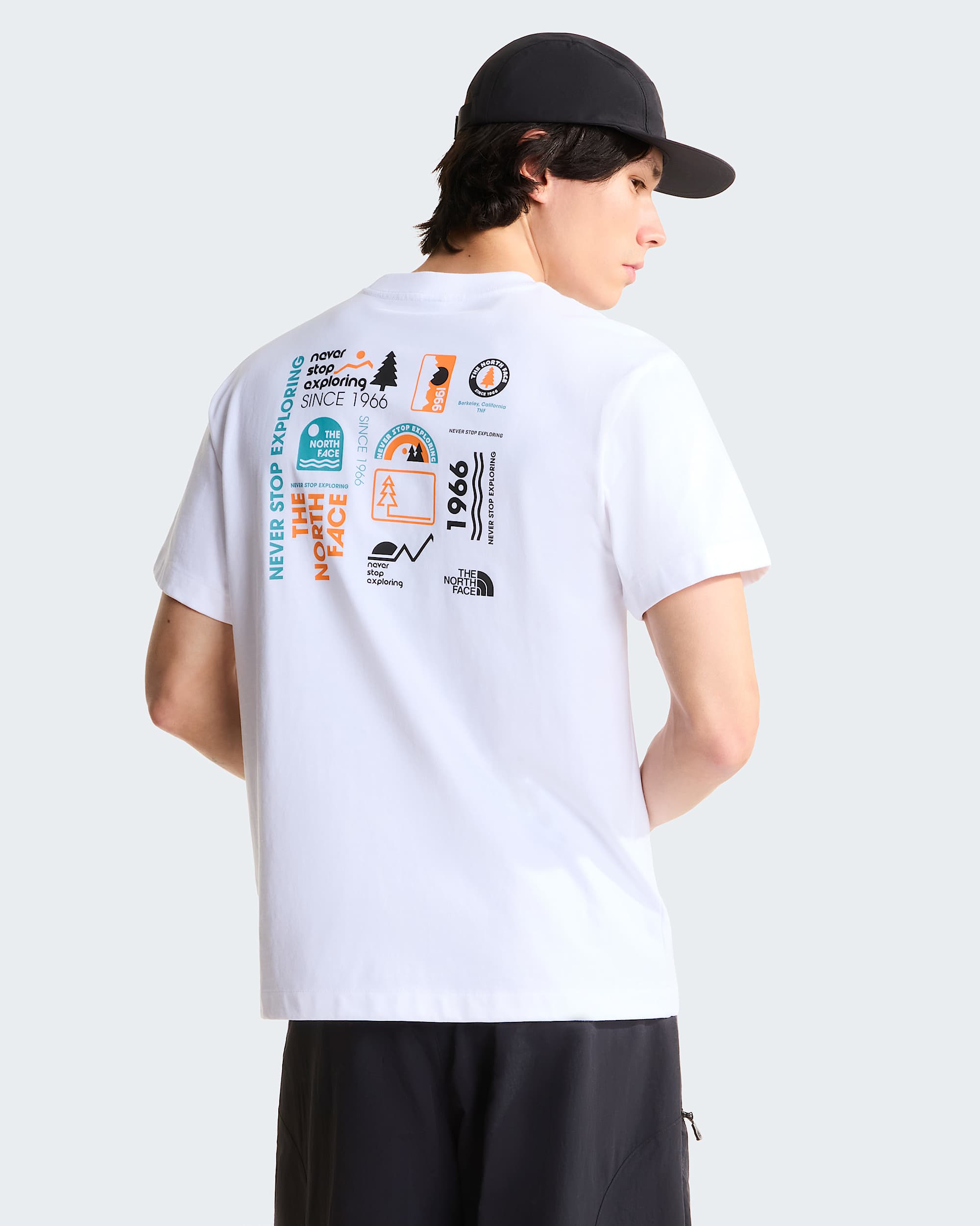 Tshirt dcontract unisexe  logo vintage TNF ALT2