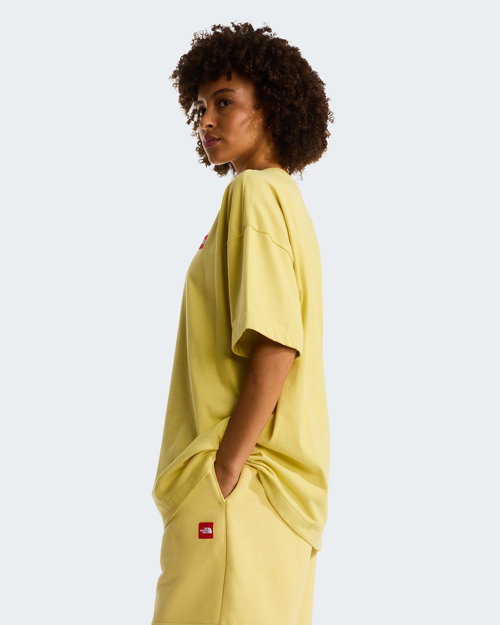 Red Box Tshirt  unisex TNF Honeyed Sand ALT3