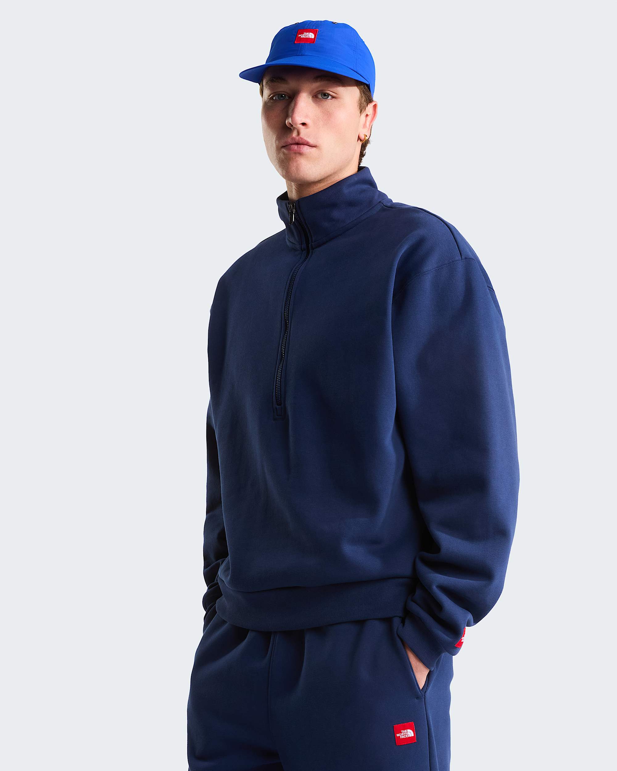 Unisex TNF Red Box 12 Zip Sweatshirt TNF ALT8