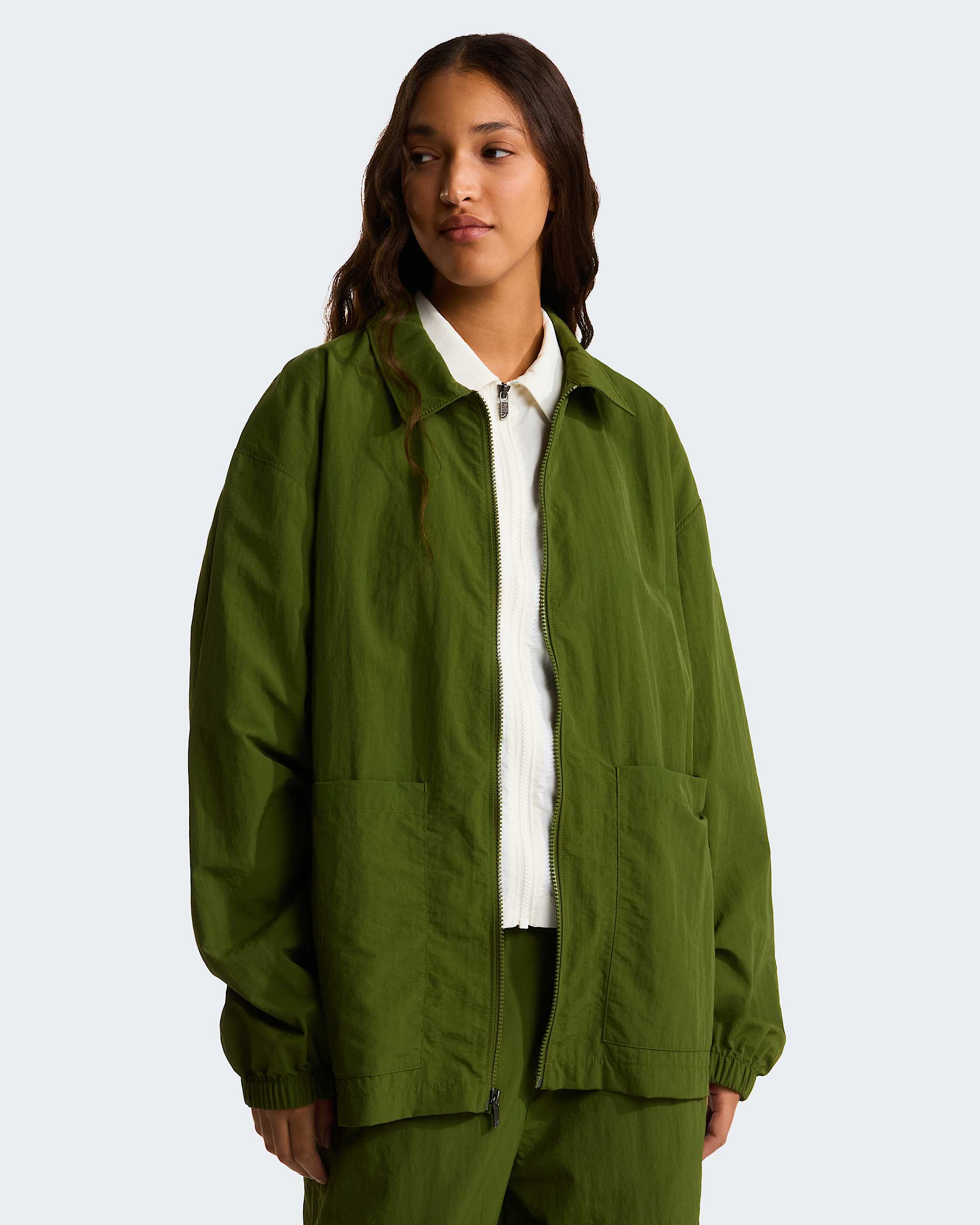 Unisex Red Box Nylon LongSleeve Shirt TNF ALT6
