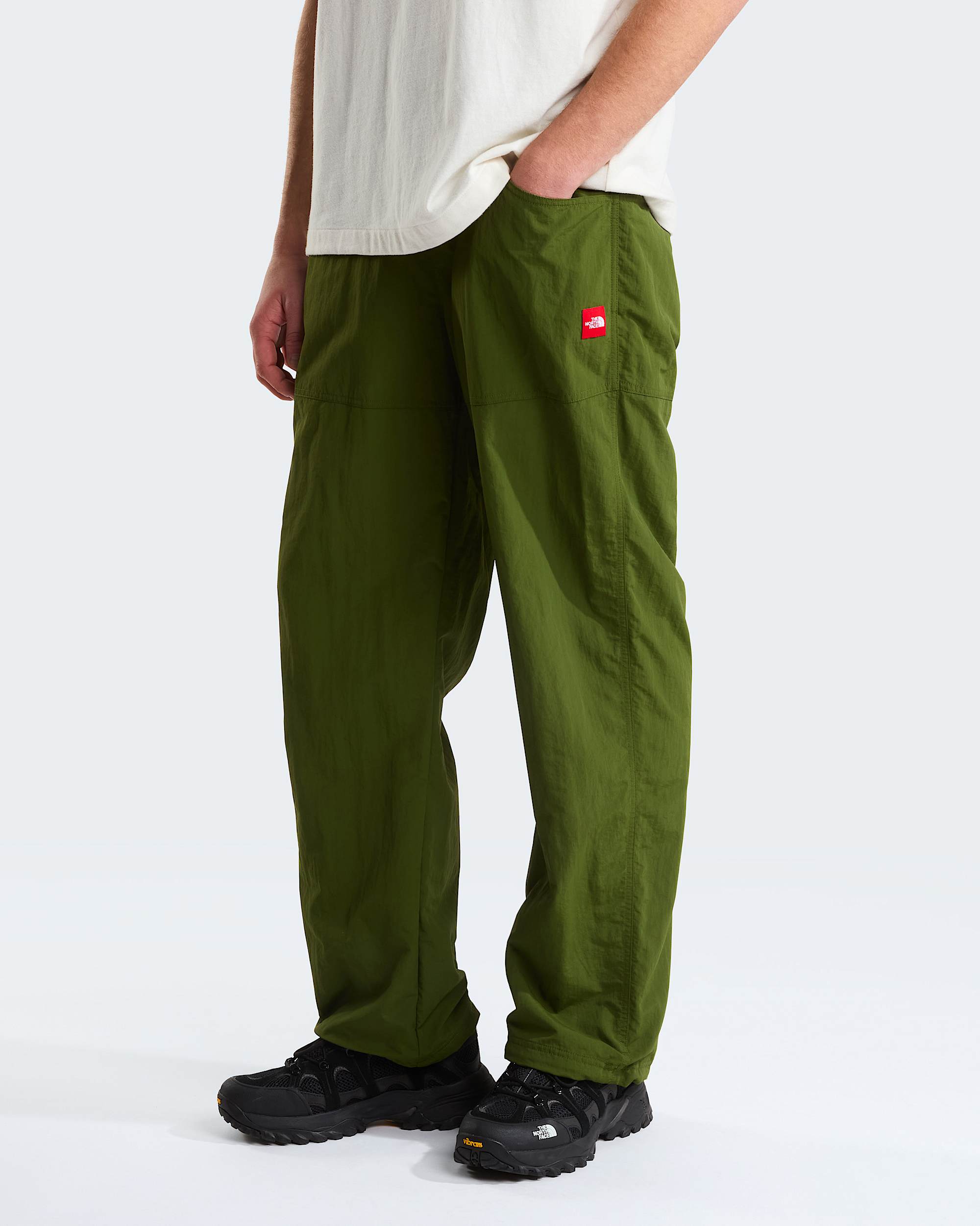 Unisex Red Box Nylon Belted Trousers TNF ALT9