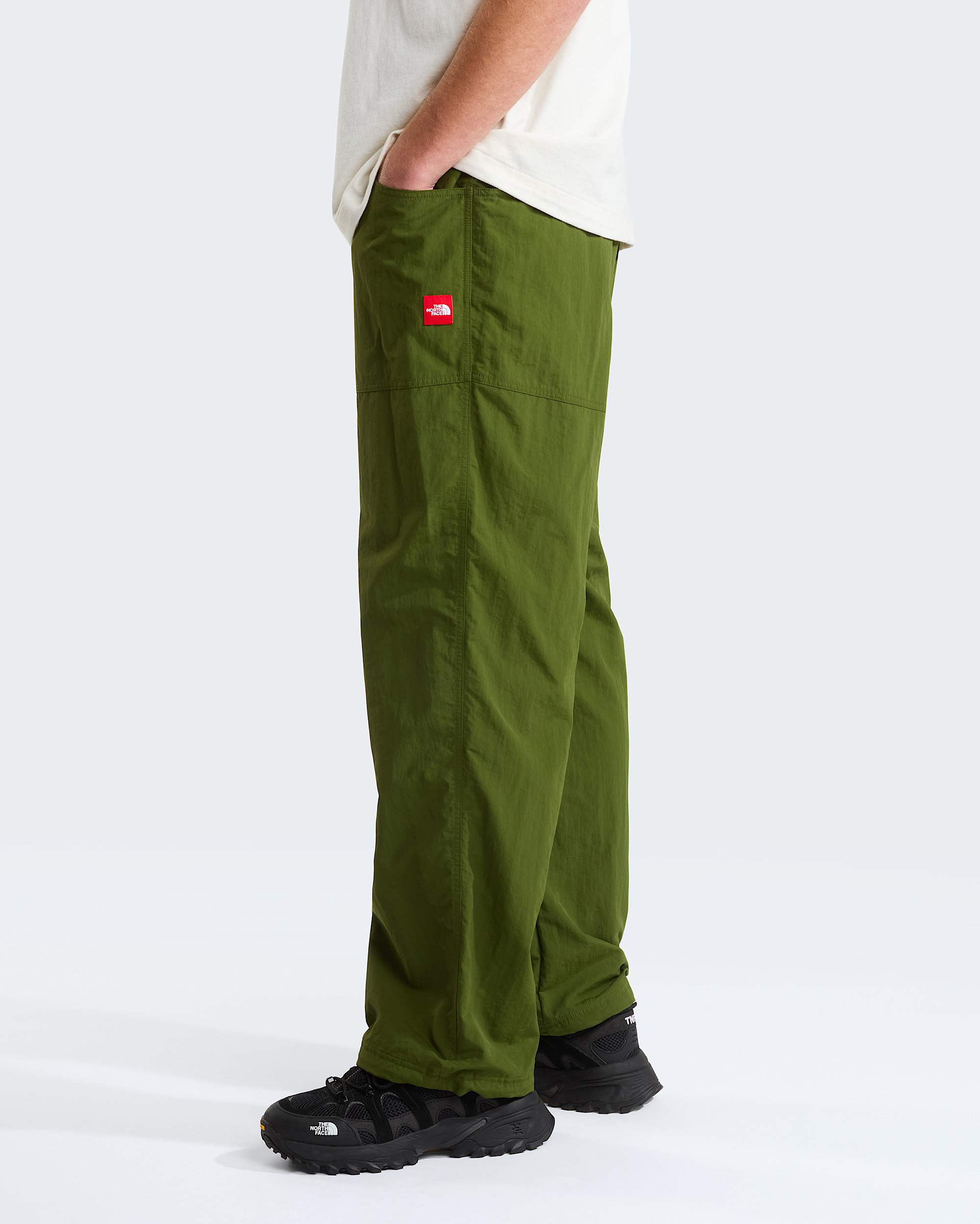 Unisex Red Box Nylon Belted Trousers TNF ALT11