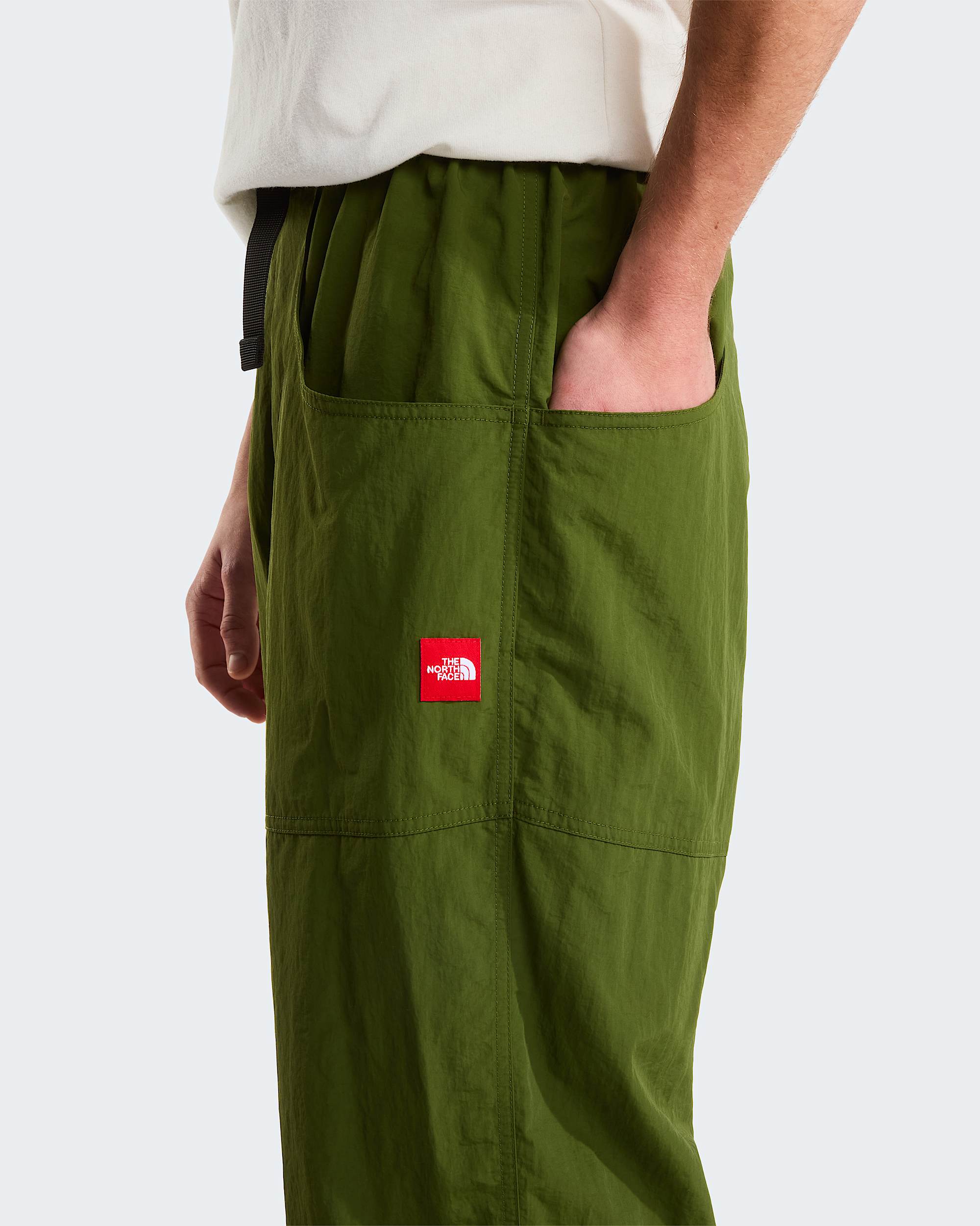 Unisex Red Box Nylon Belted Trousers TNF ALT14