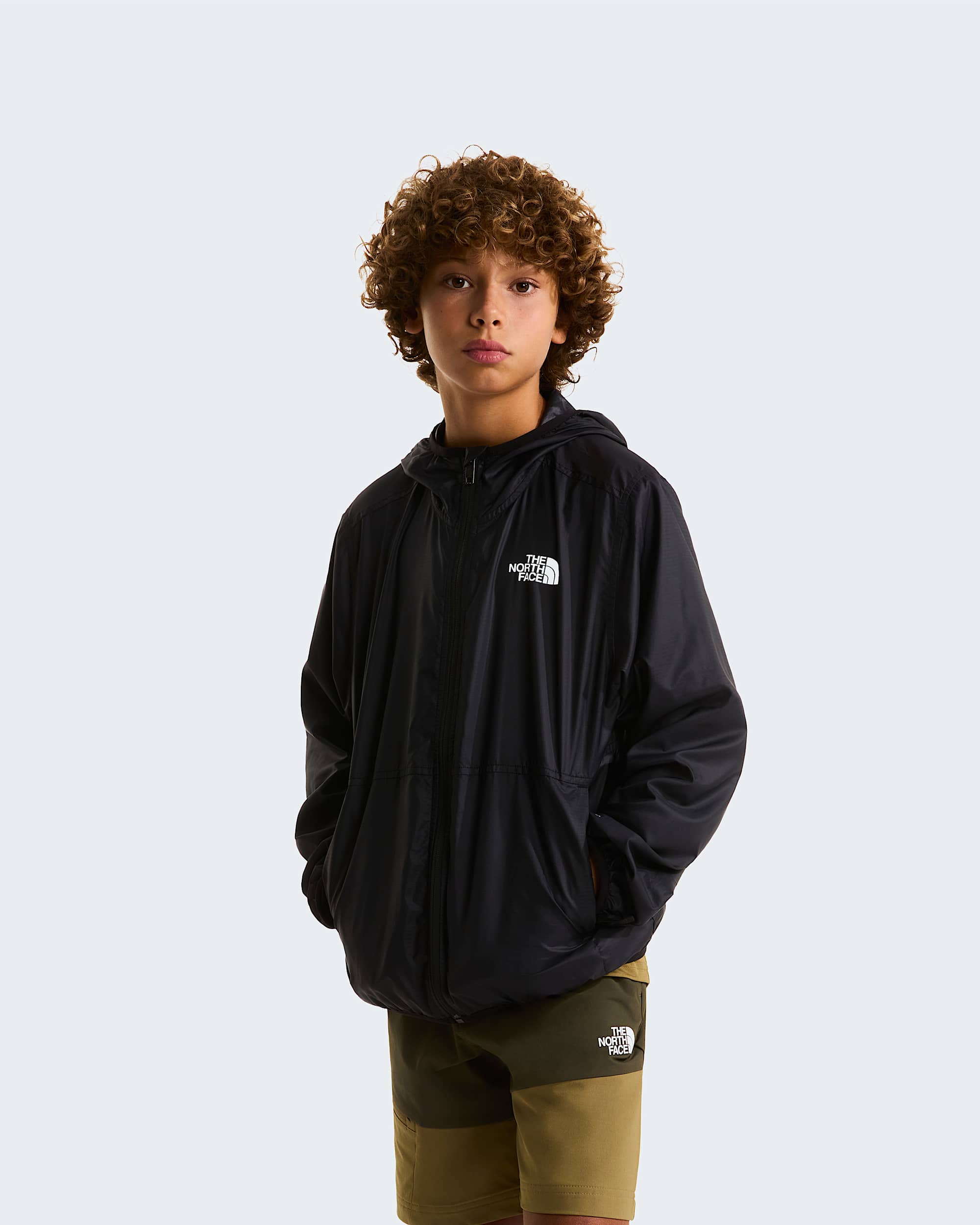 Boys Cyclone Wind Jacket TNF HERO