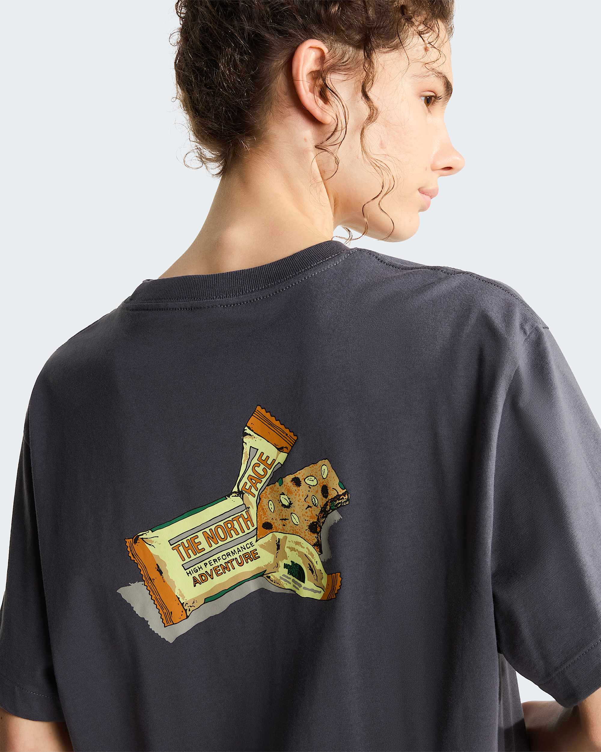 Triko s potiskem TNF Snack Relaxed unisex TNF Anthracite Grey ALT14
