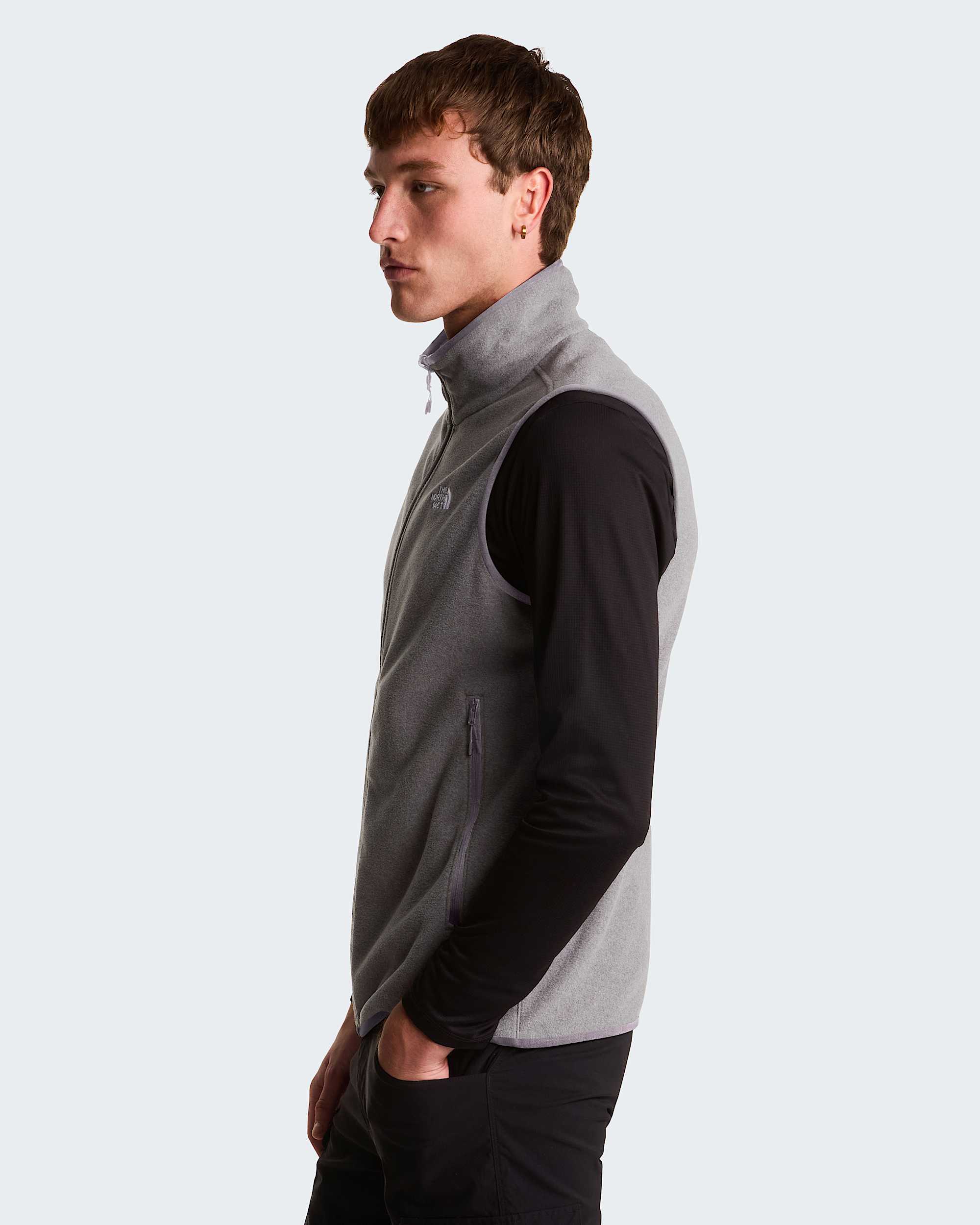 Mens Glacier Fleece Gilet TNF ALT2
