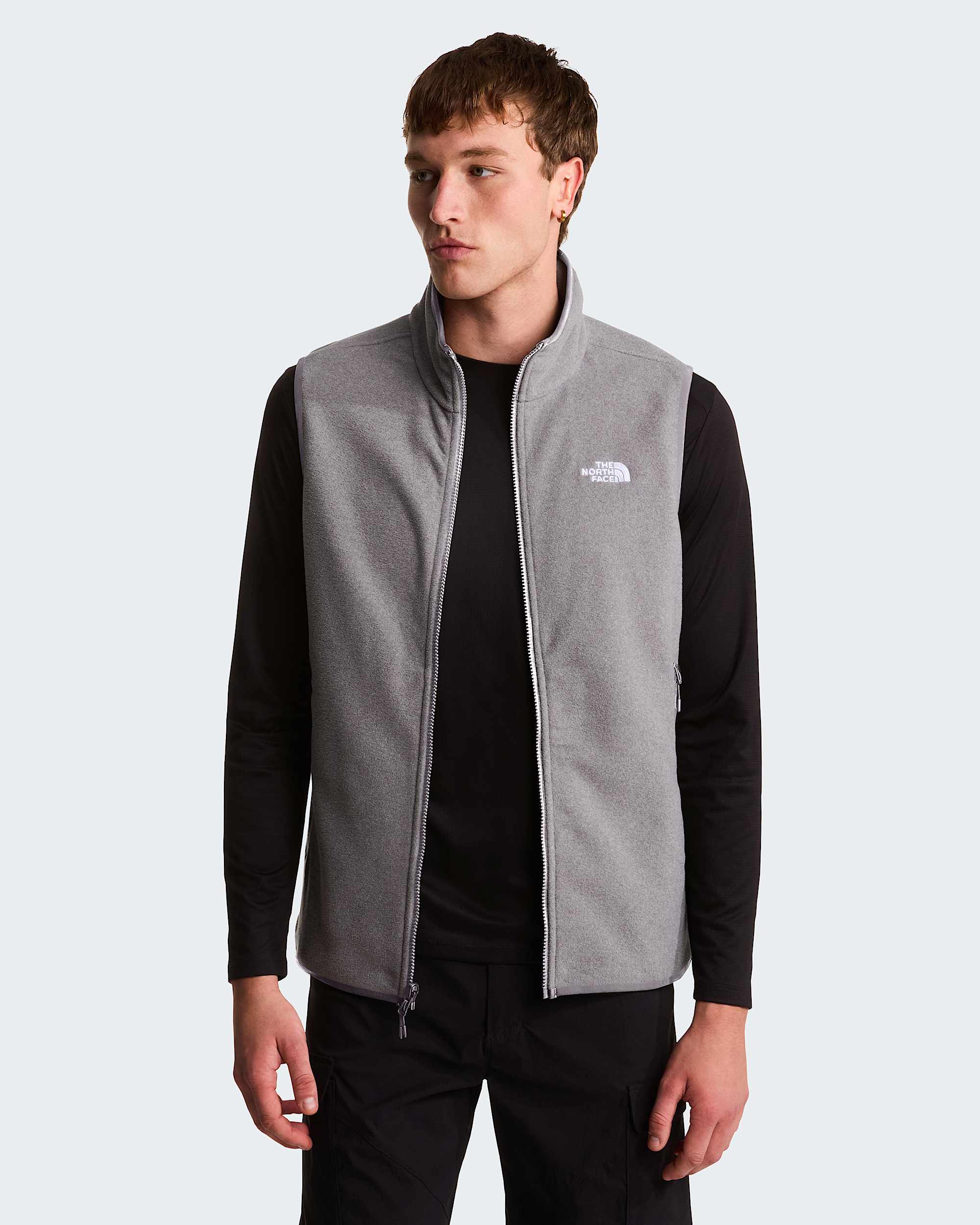 Mens Glacier Fleece Gilet TNF ALT4