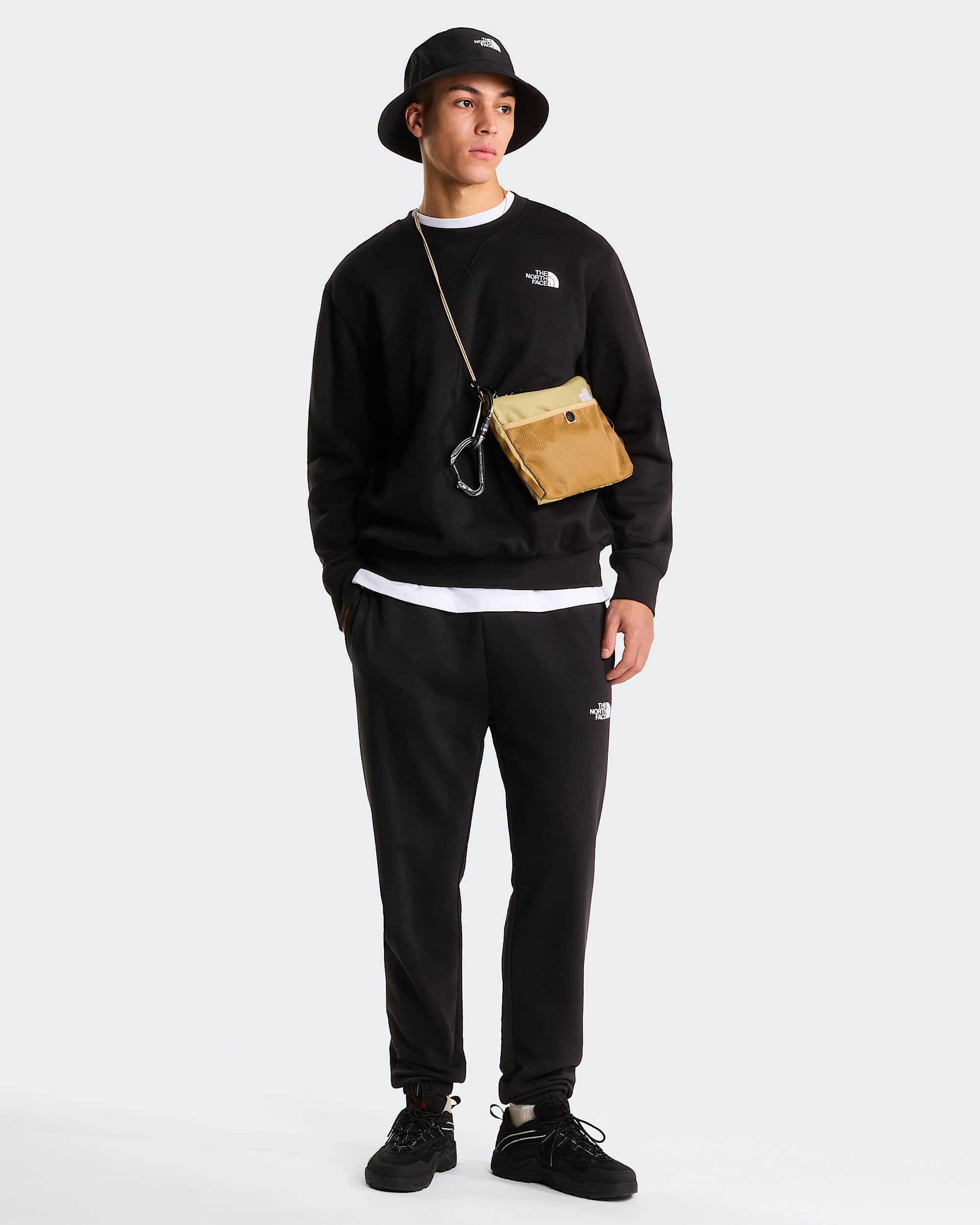 Mskie joggery o regularnym kroju Simple Dome Light TNF TNF Black ALT1