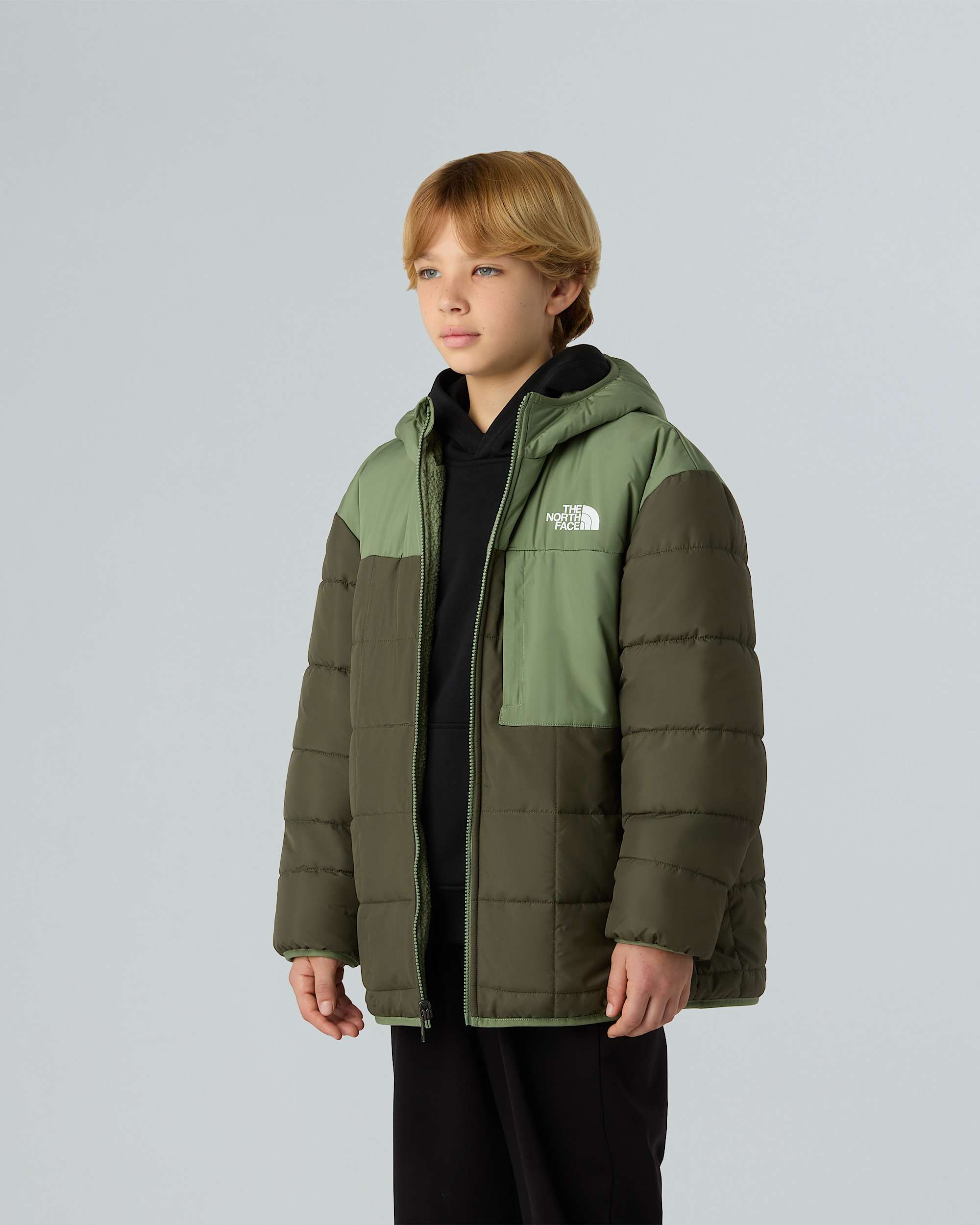 Boys Reversible Shasta FullZip Hooded Jacket TNF alt8