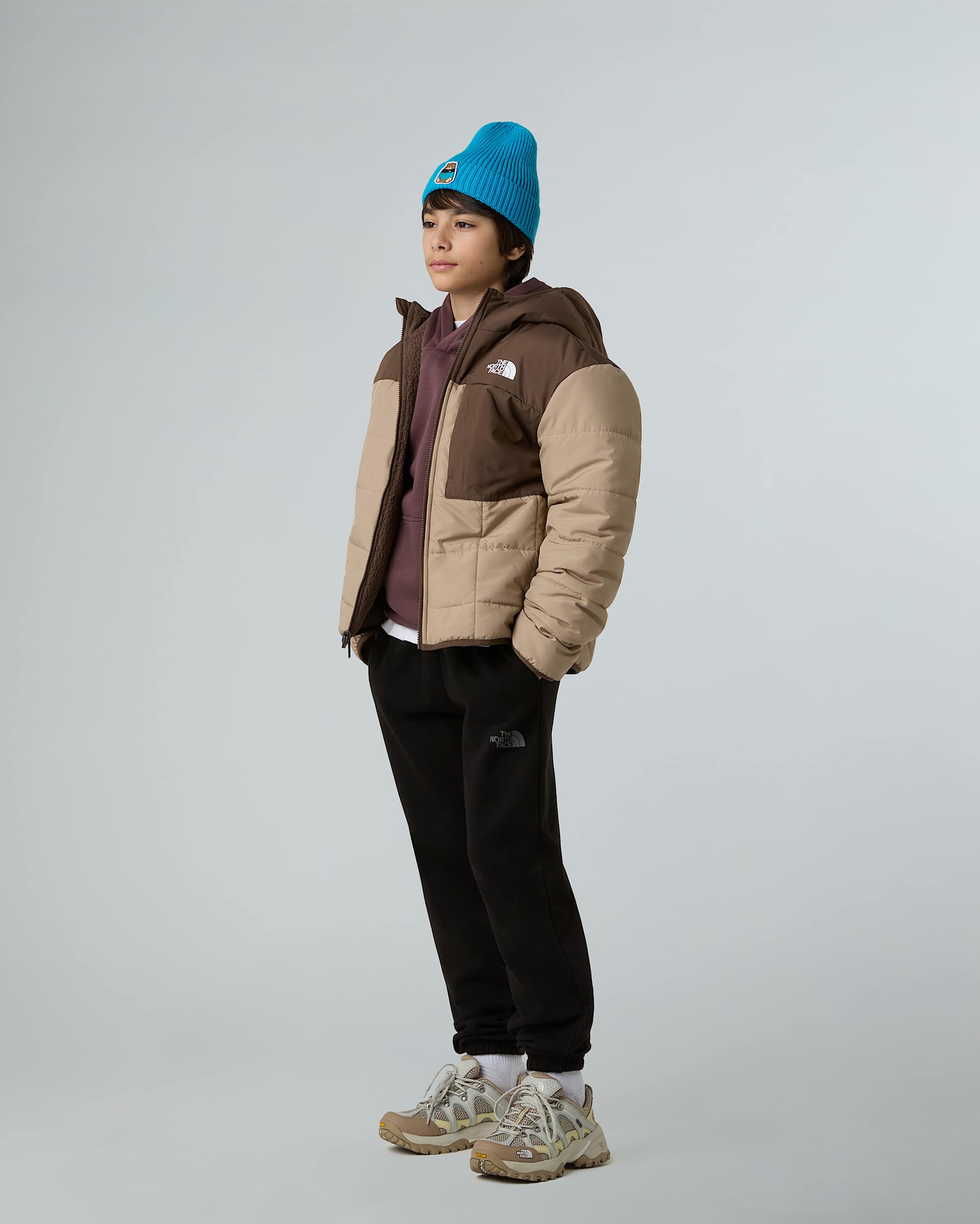 Boys Reversible Shasta FullZip Hooded Jacket TNF ALT6
