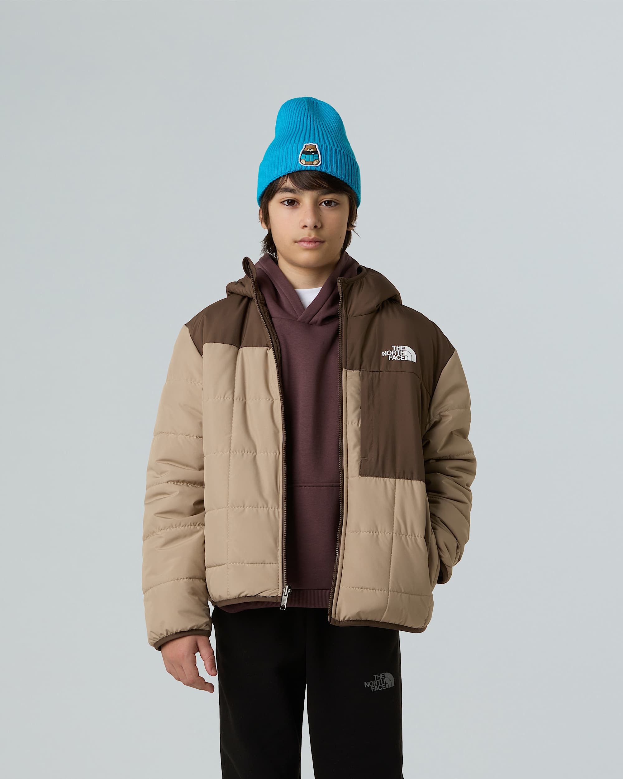 Boys Reversible Shasta FullZip Hooded Jacket TNF ALT8