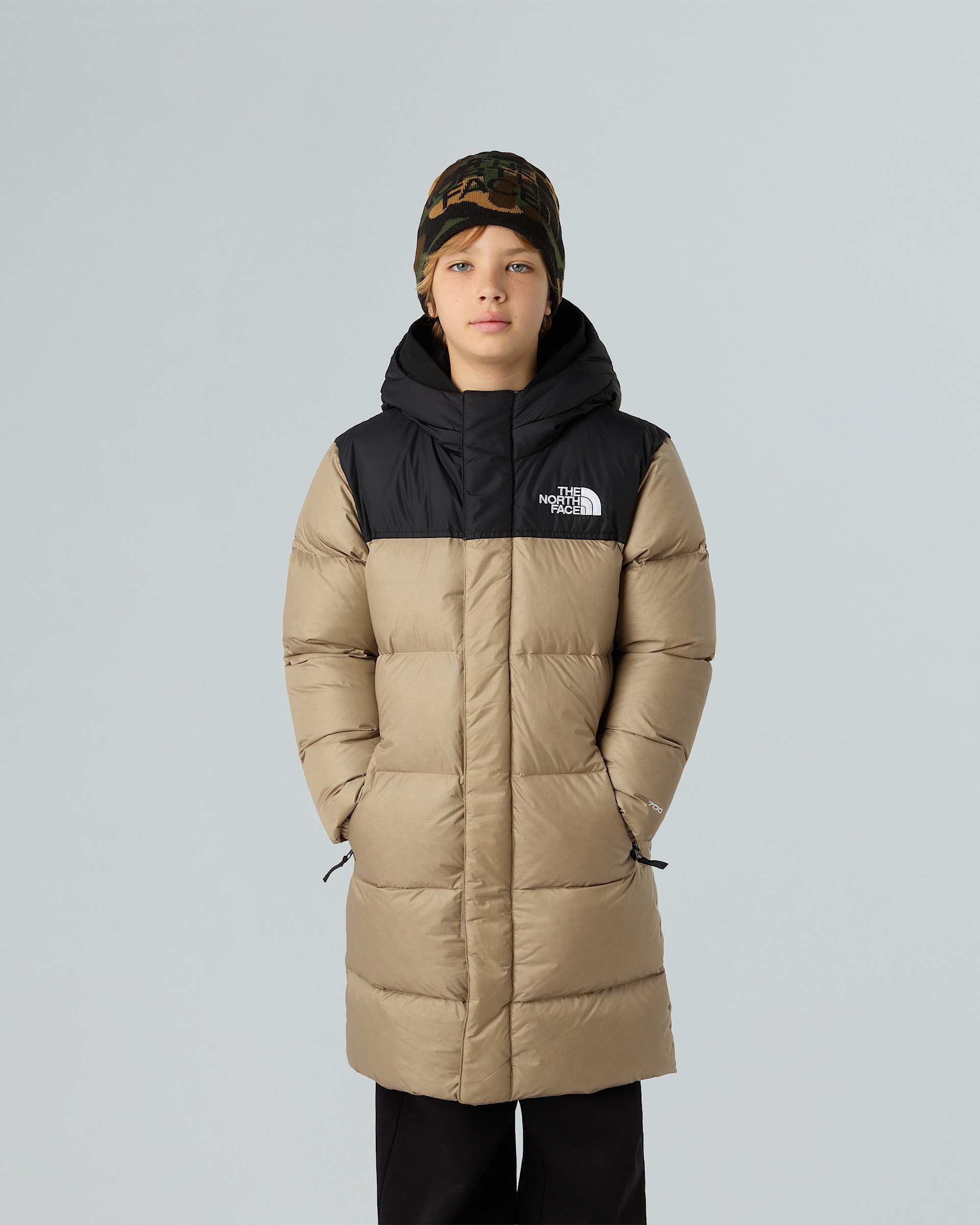 Parka longue Nuptse pour enfant TNF ALT4