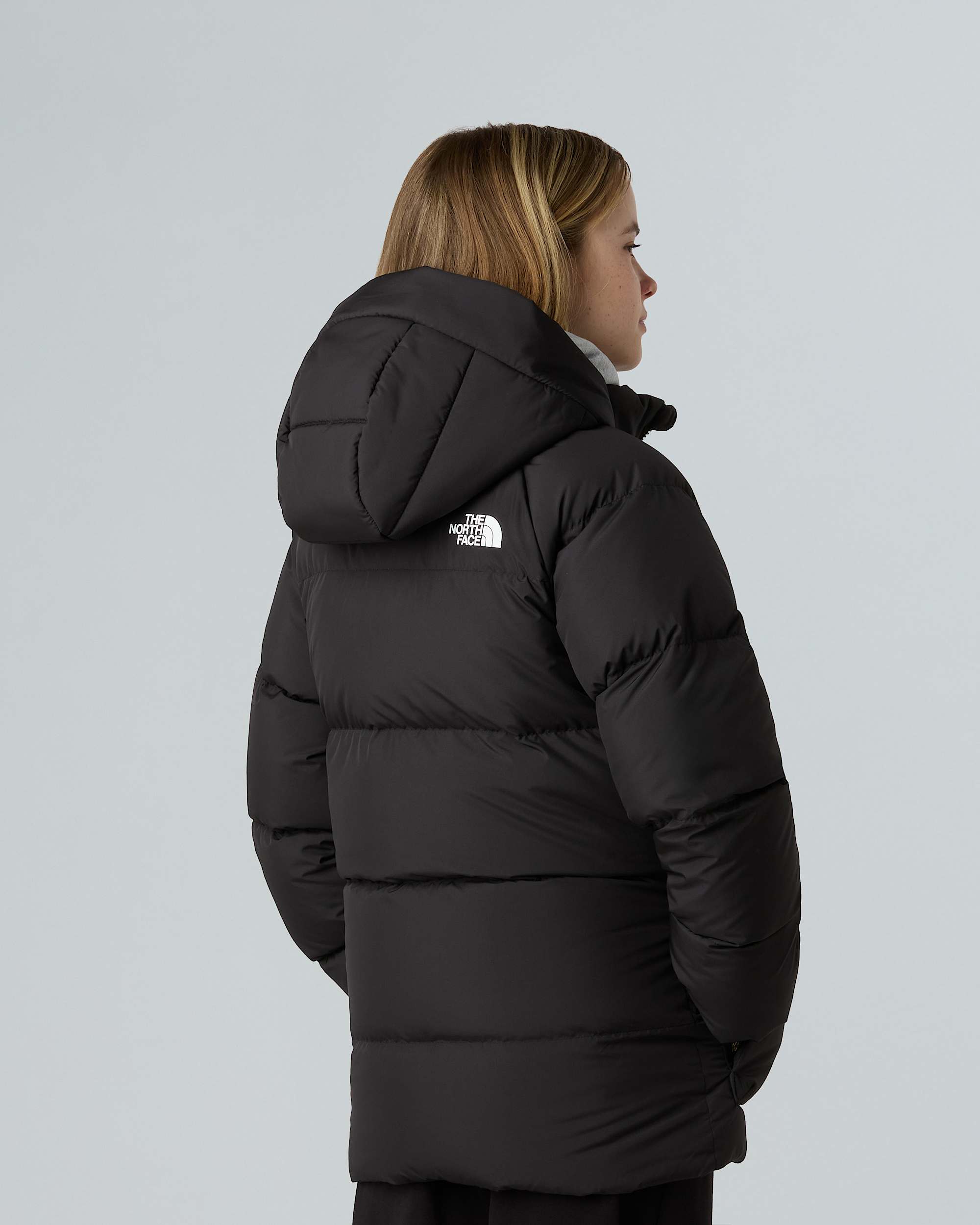 North fleecegeftterter kurzer Daunenparka fr Jugendliche TNF ALT12