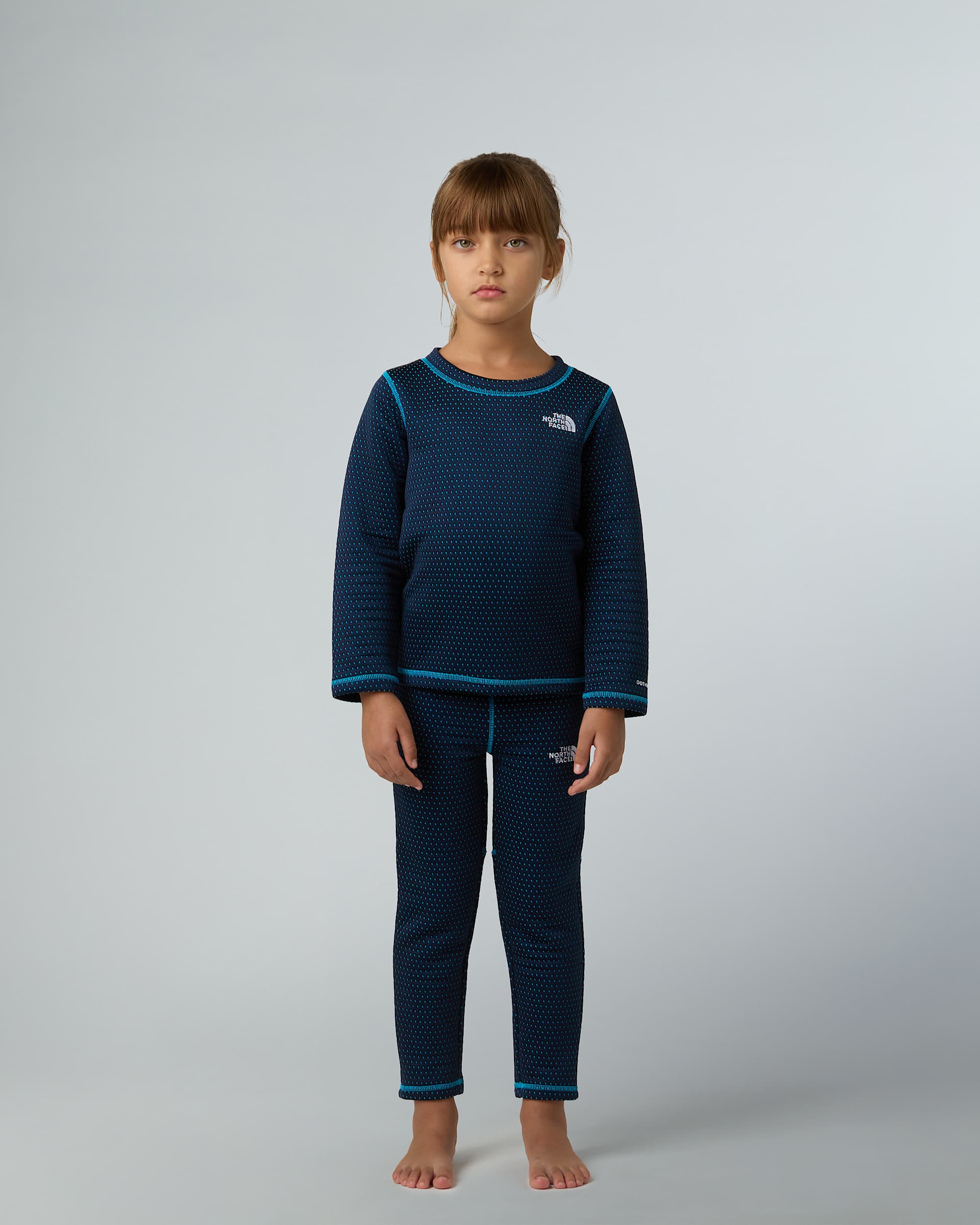 DotKnit thermische basislaagset voor kinderen TNF ALT13