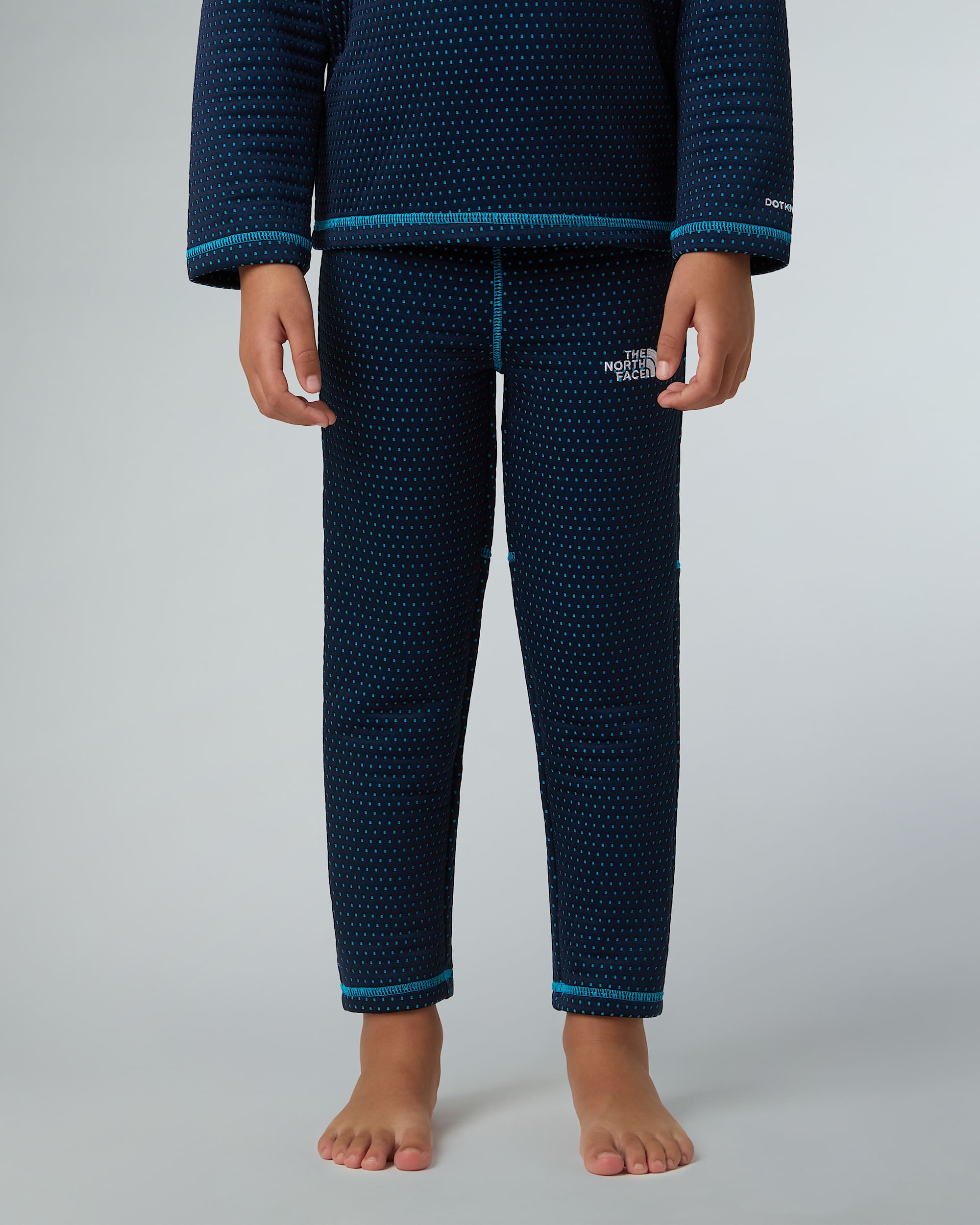 DotKnit thermische basislaagset voor kinderen TNF ALT17